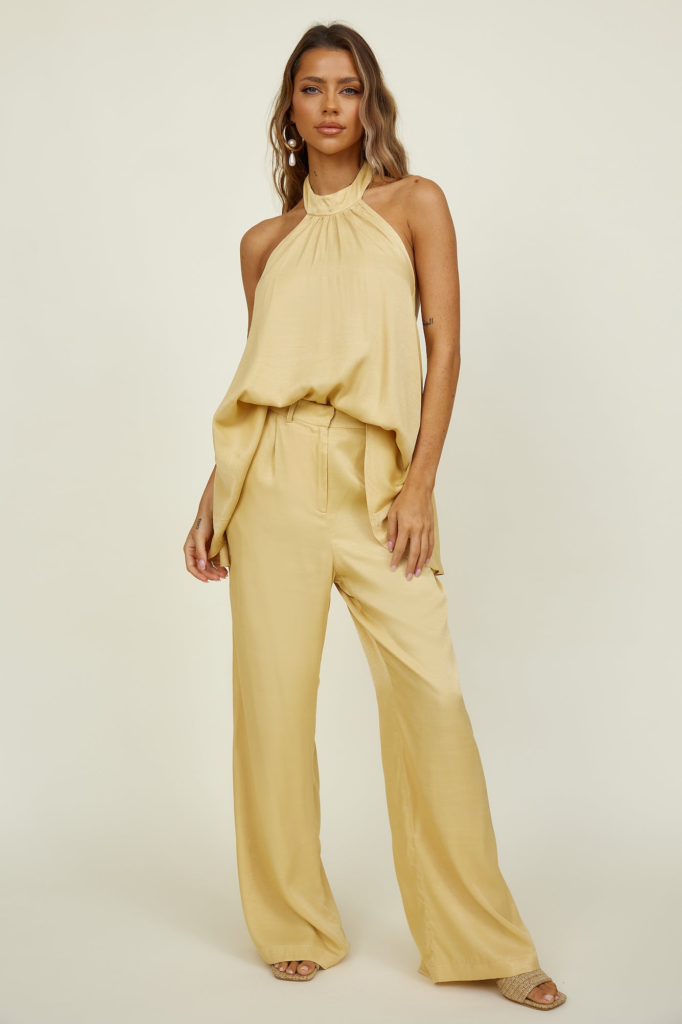 Figured Out Set Yellow-Seaa Fashion