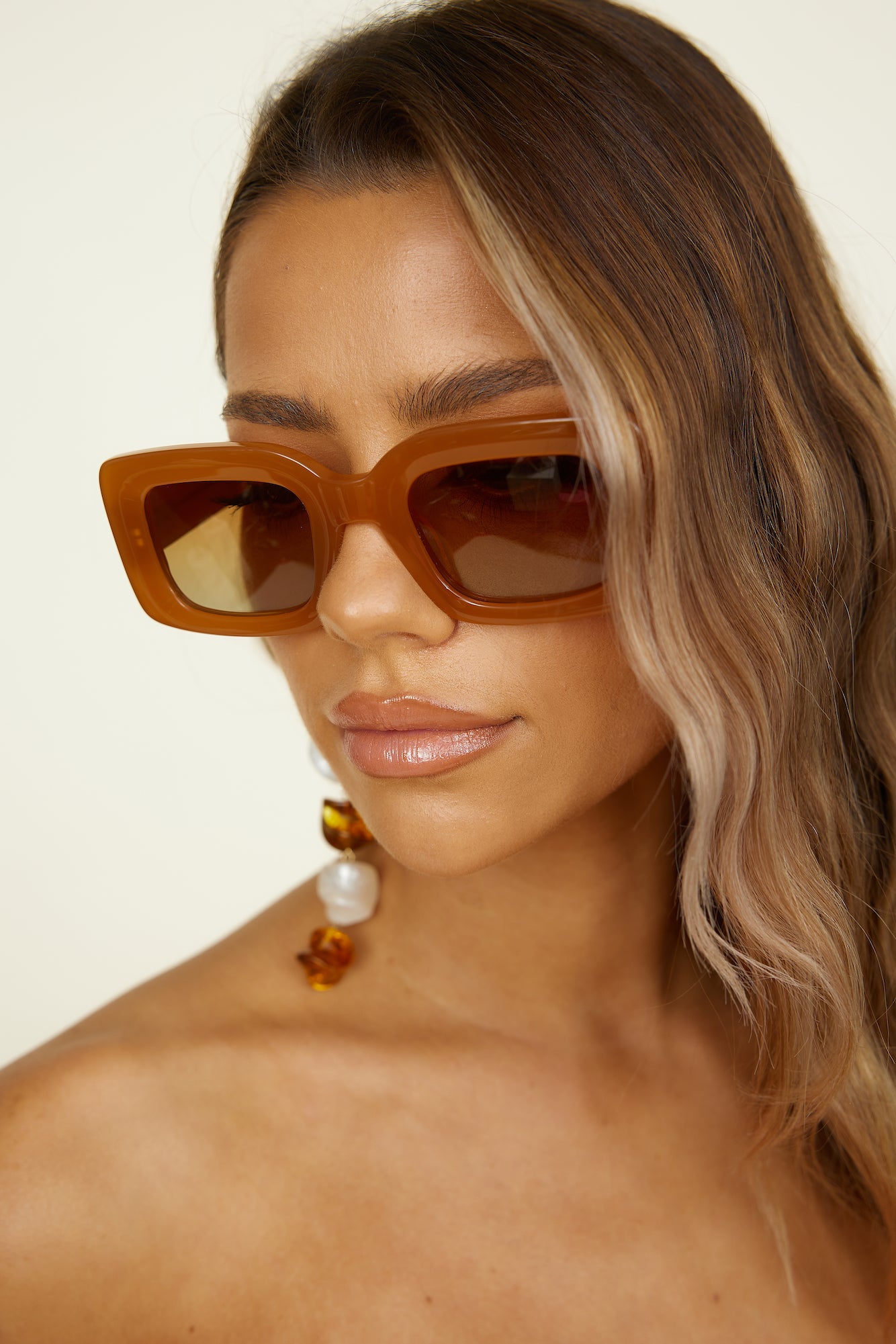 BANBÉ The Kendall Sunglasses Peach Toffee Fade-Seaa Fashion