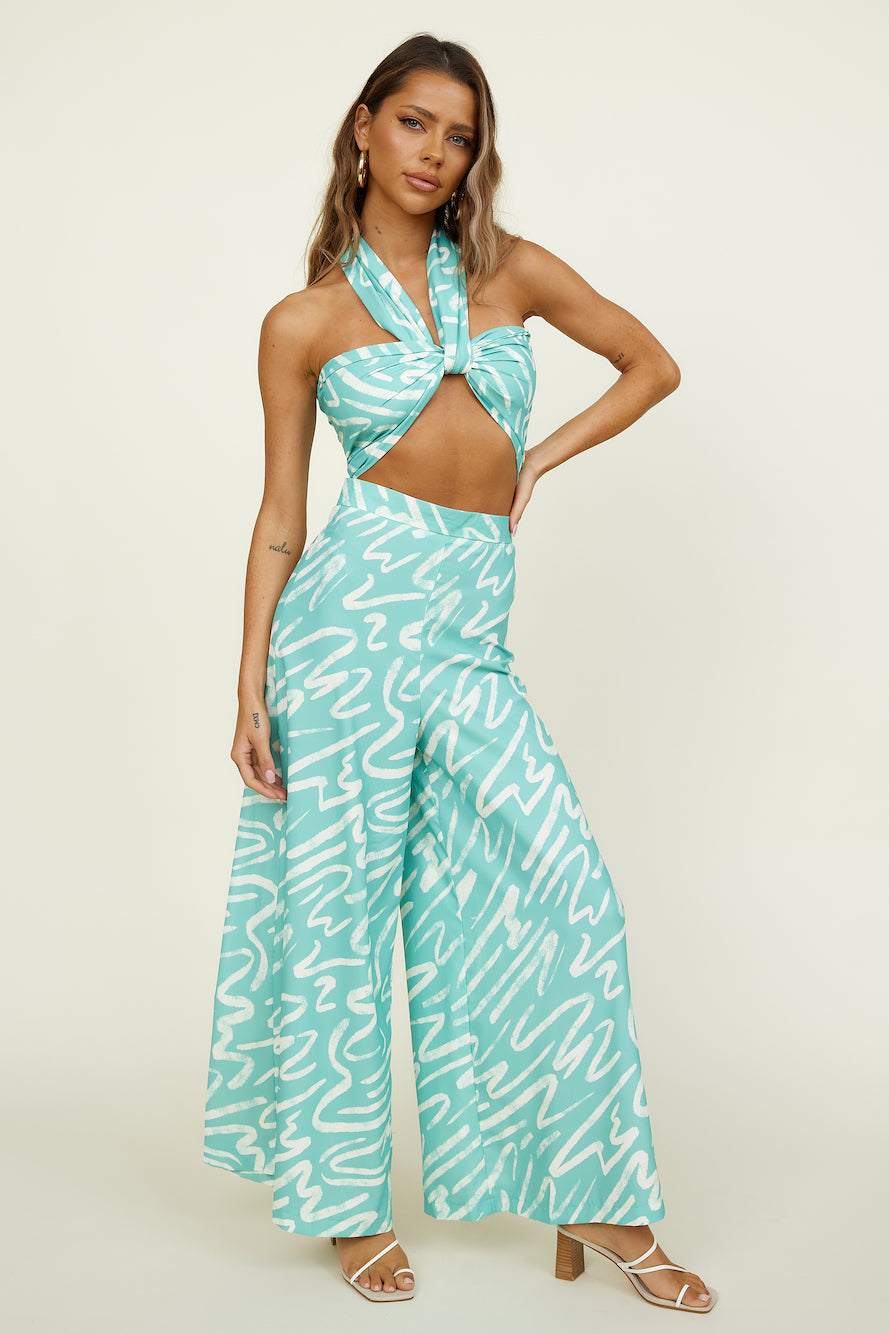 Seperate Ways Pants Green-Seaa Fashion