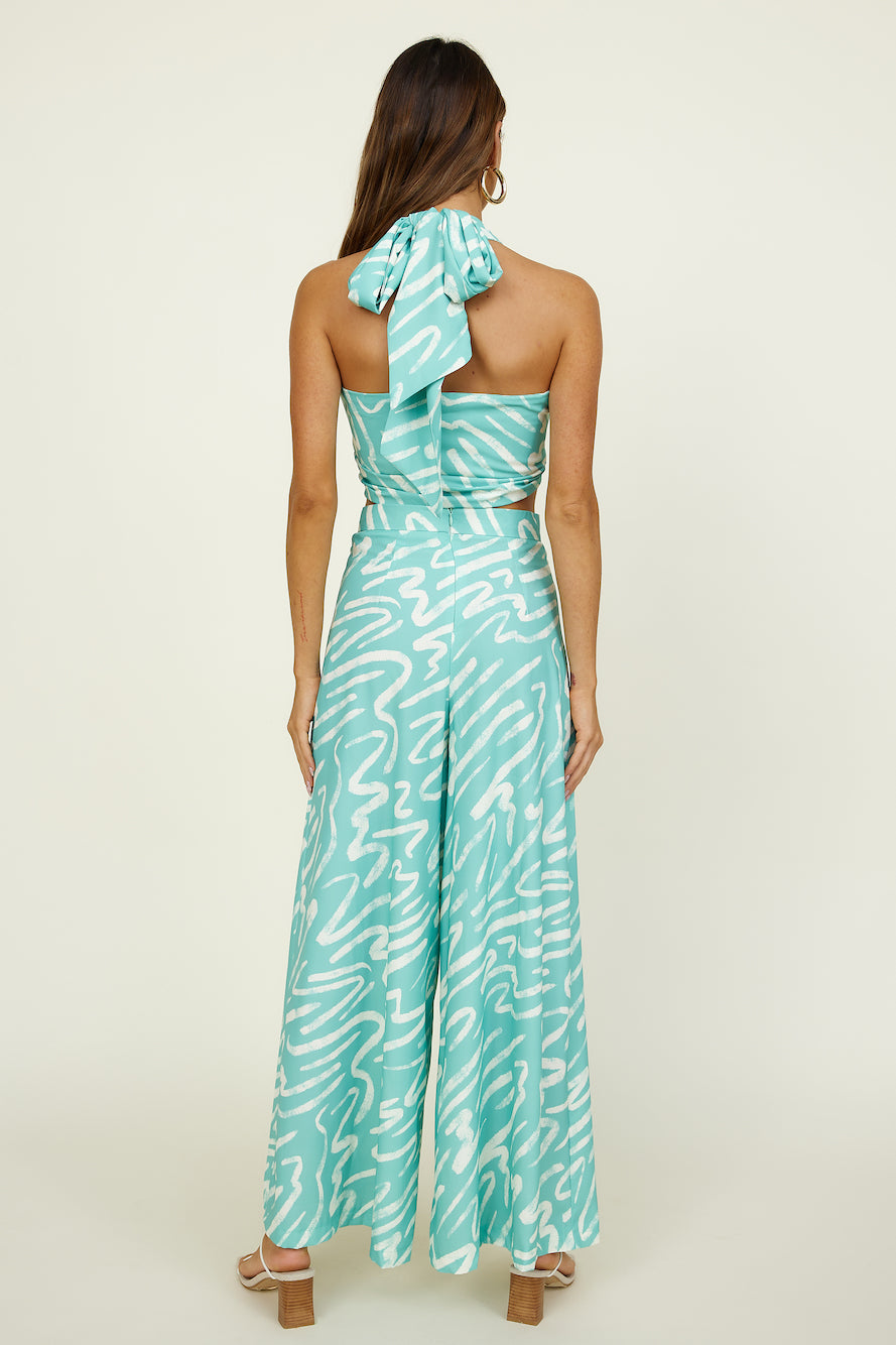 Seperate Ways Pants Green-Seaa Fashion