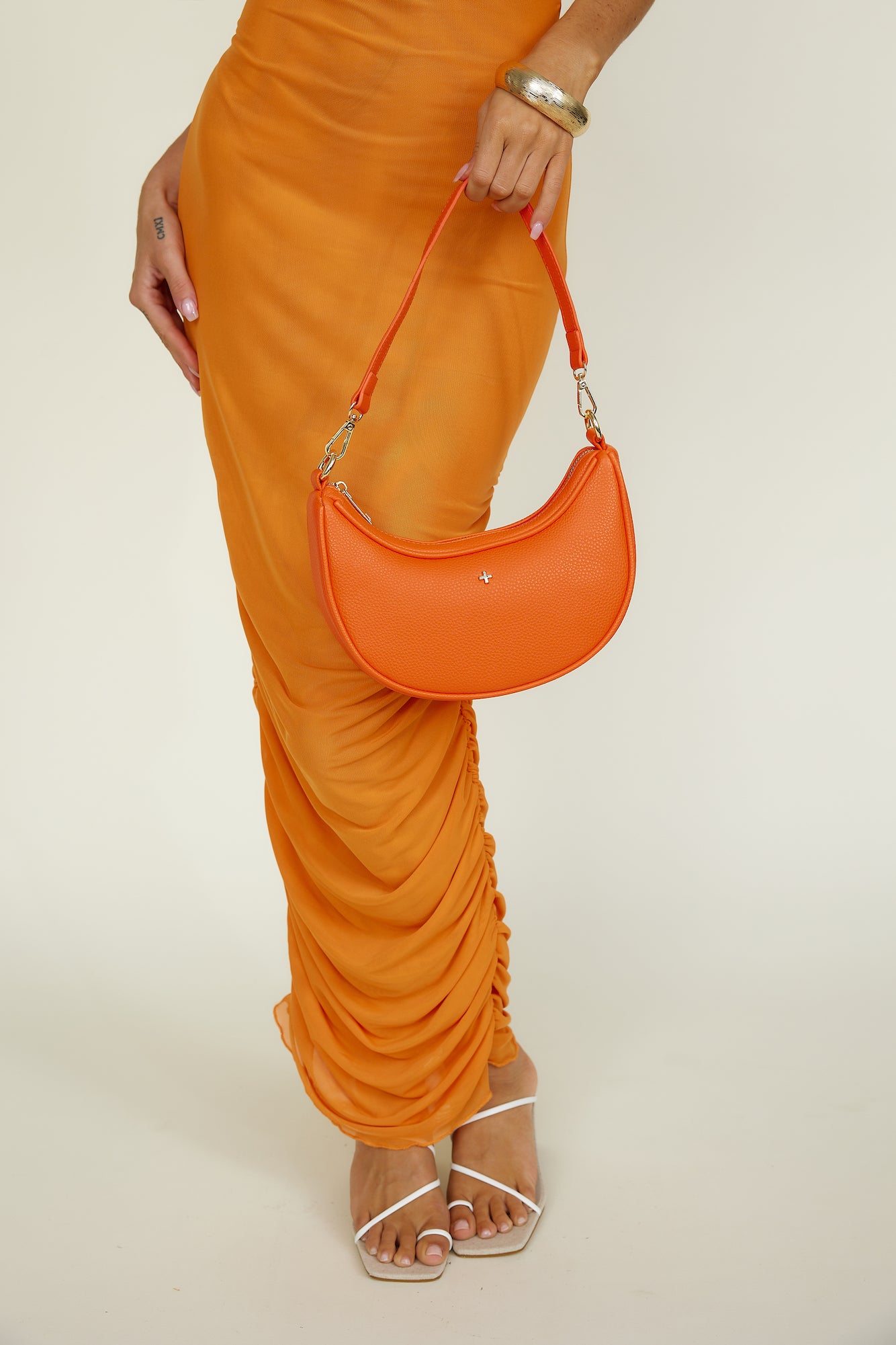 PETA + JAIN Micki Bag Orange Pebble-Seaa Fashion