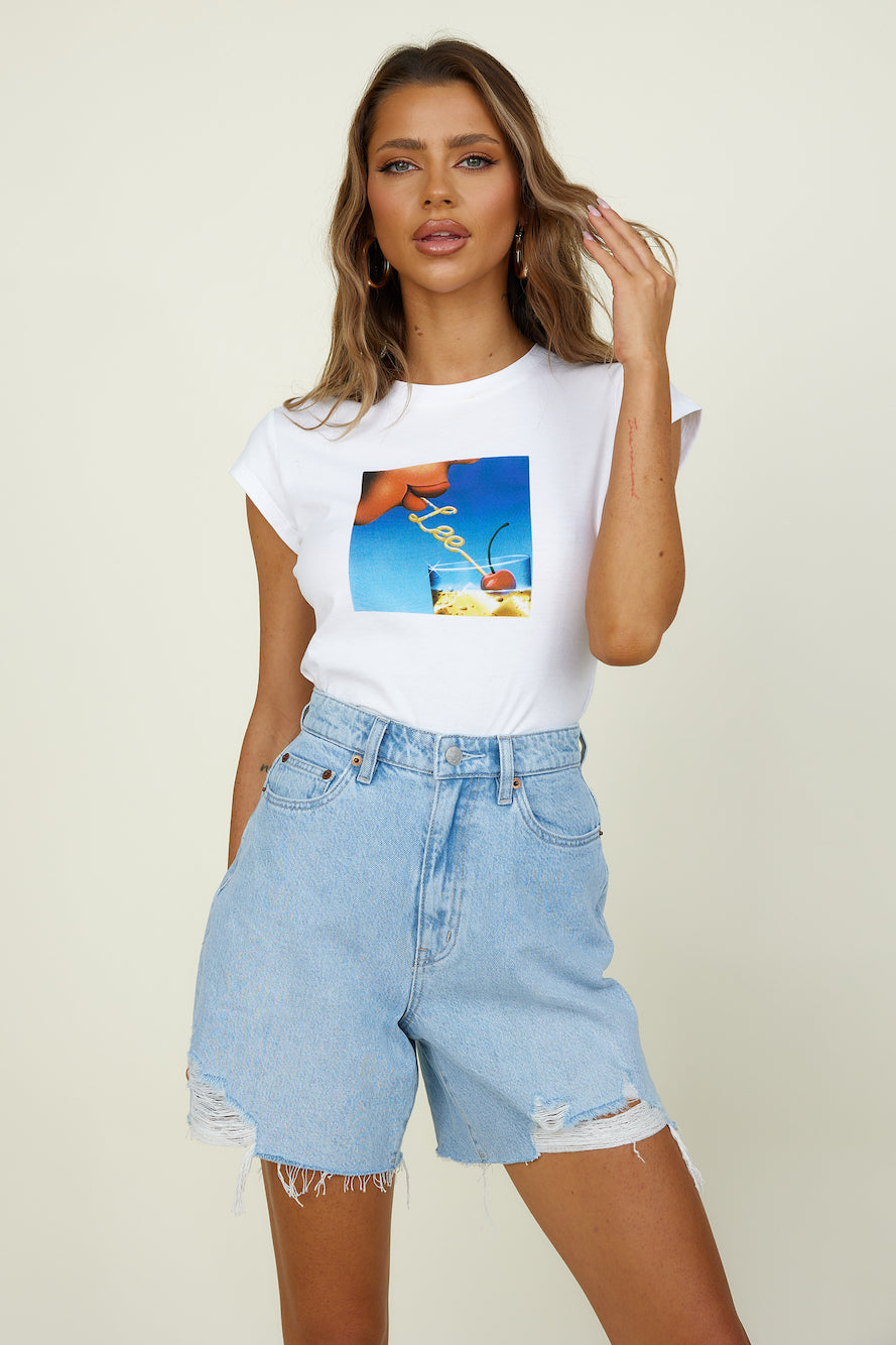 LEE 90s Baby Tee Cherry Bomb-Seaa Fashion