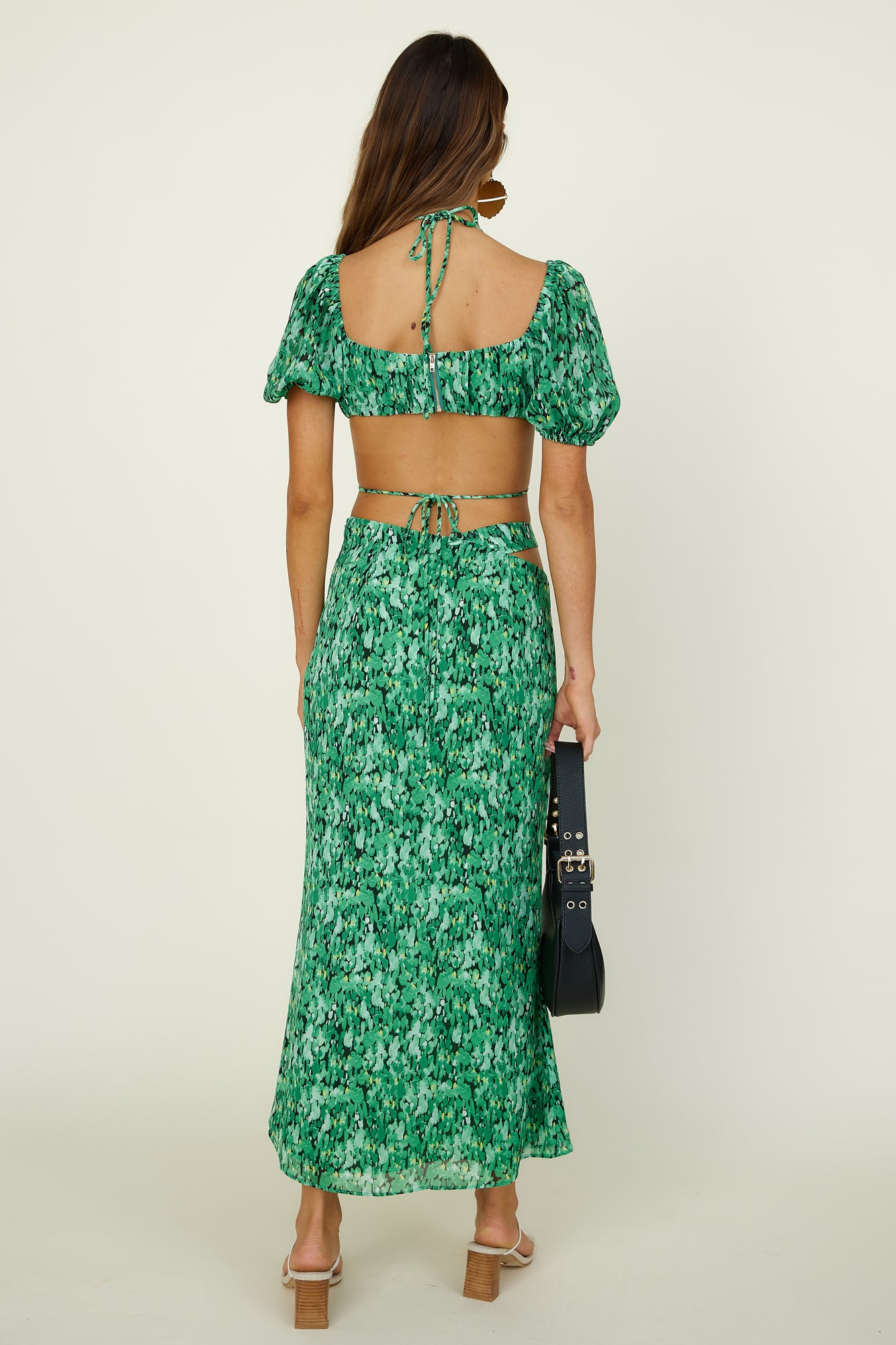 Blooming Lily Set Green-Seaa Fashion