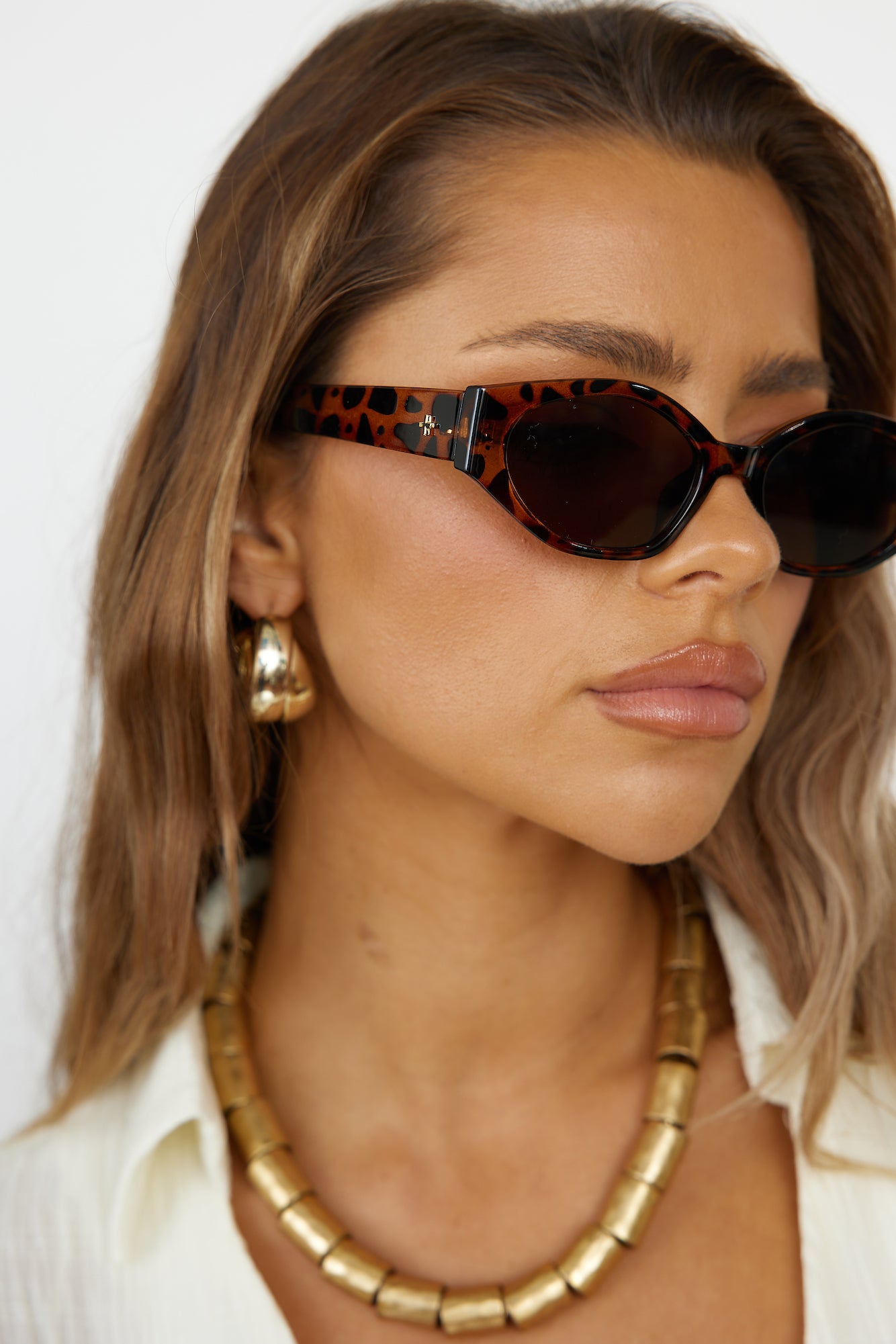 PETA + JAIN Wren Sunglasses Tort Brown-Seaa Fashion