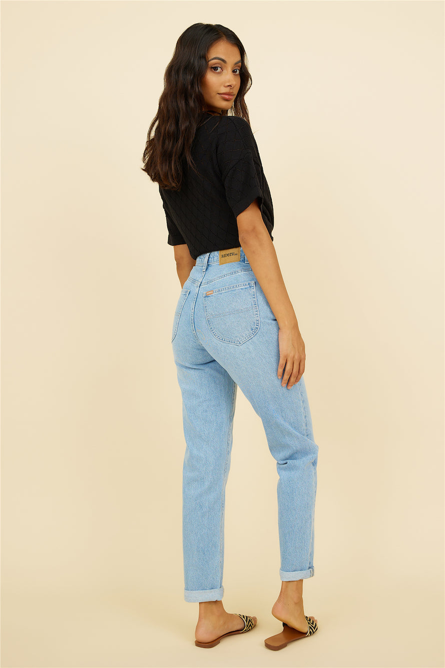 RIDERS BY LEE Hi Mom Jean Light Up My Life-Seaa Fashion