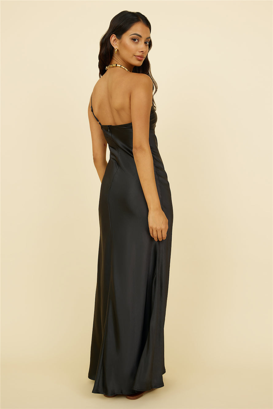 Repeat This Midi Dress Black-Seaa Fashion