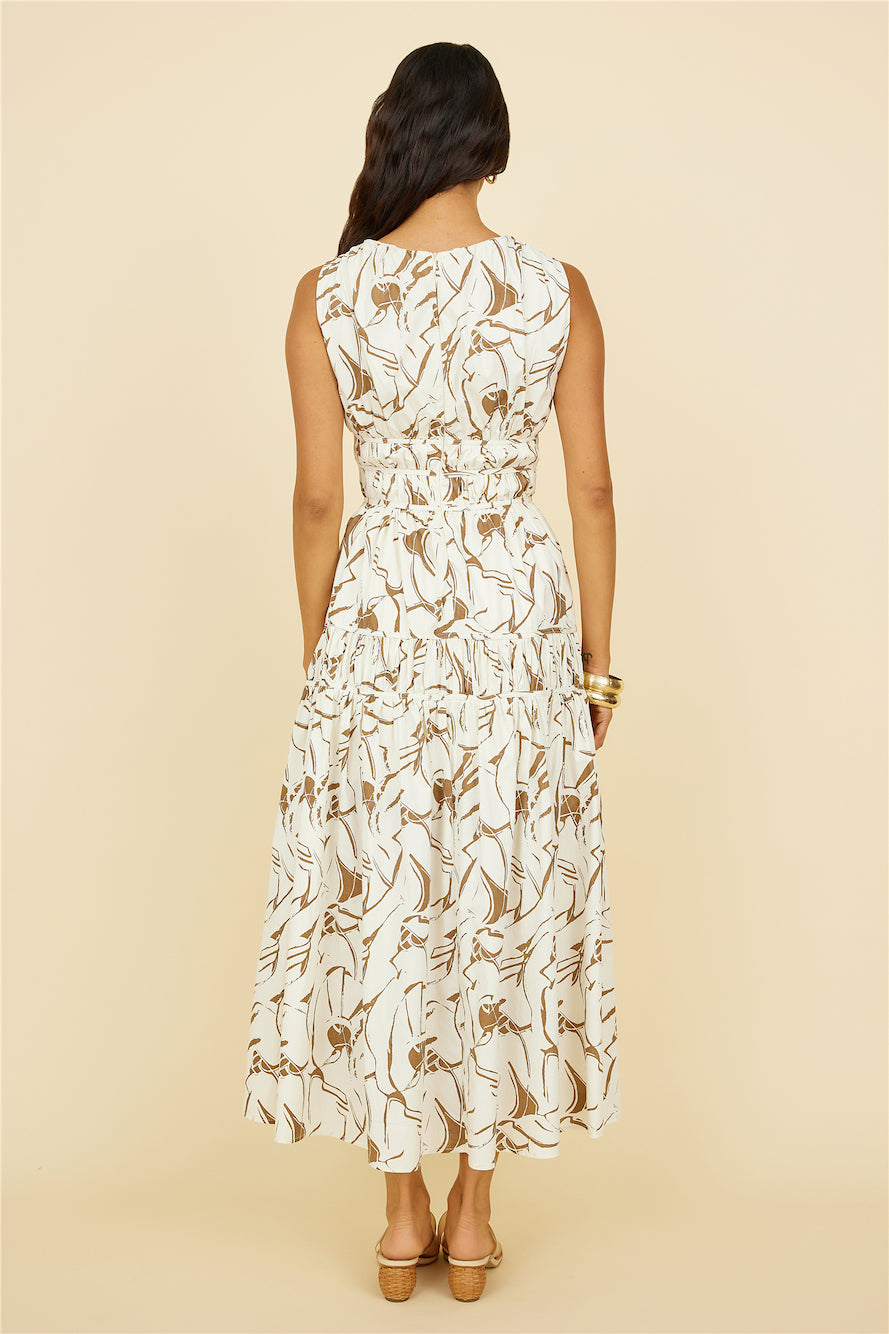 Through the Trees Maxi Dress White-Seaa Fashion