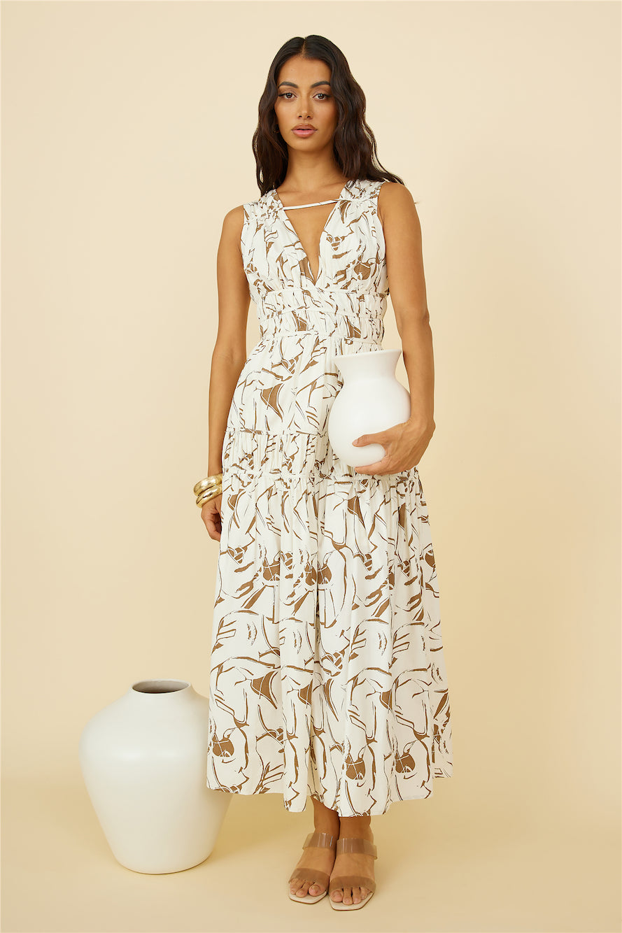 Through the Trees Maxi Dress White-Seaa Fashion