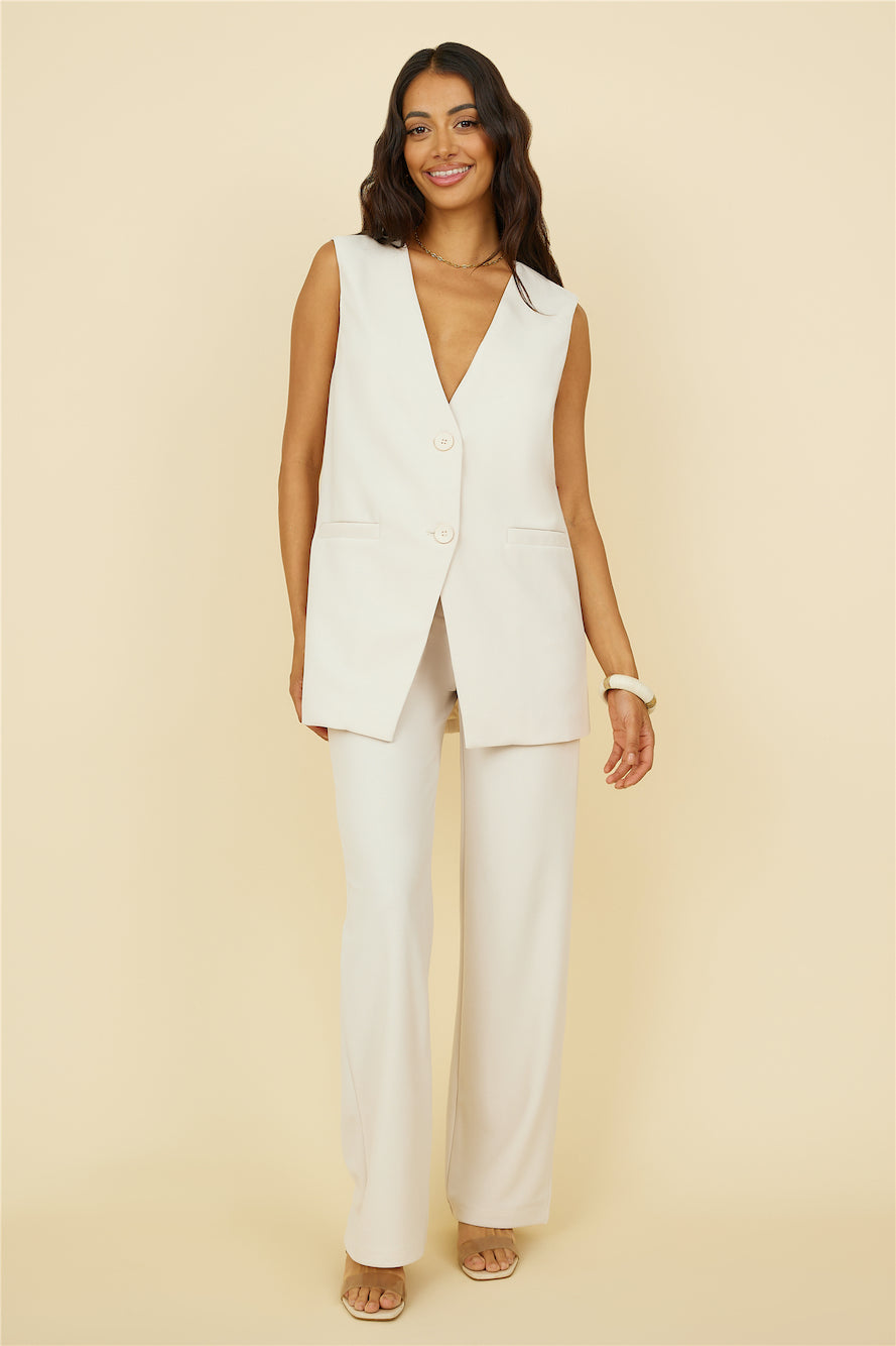 SNDYS Brooklyn Vest Cream-Seaa Fashion