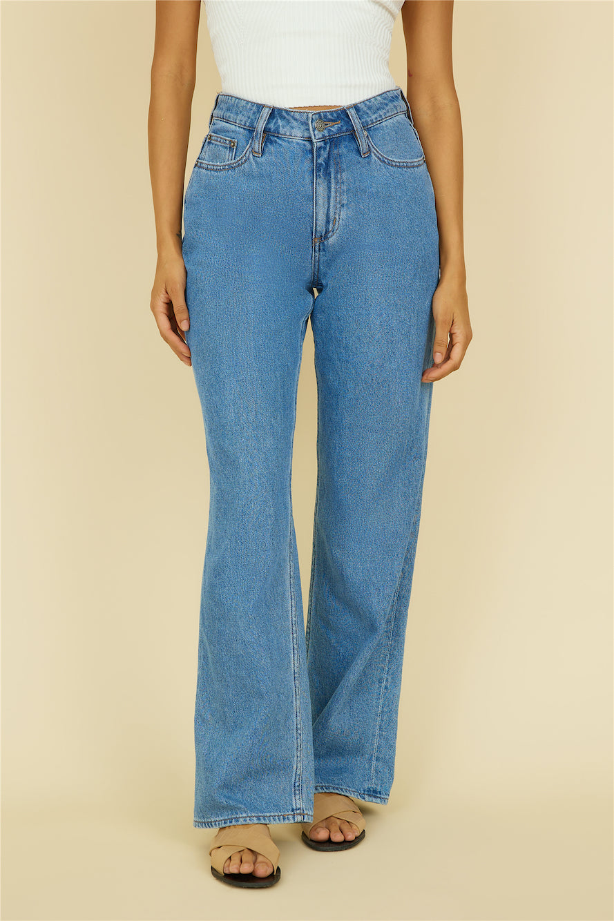 LEE 90's Mid Baggy Jean Blue Saints-Seaa Fashion