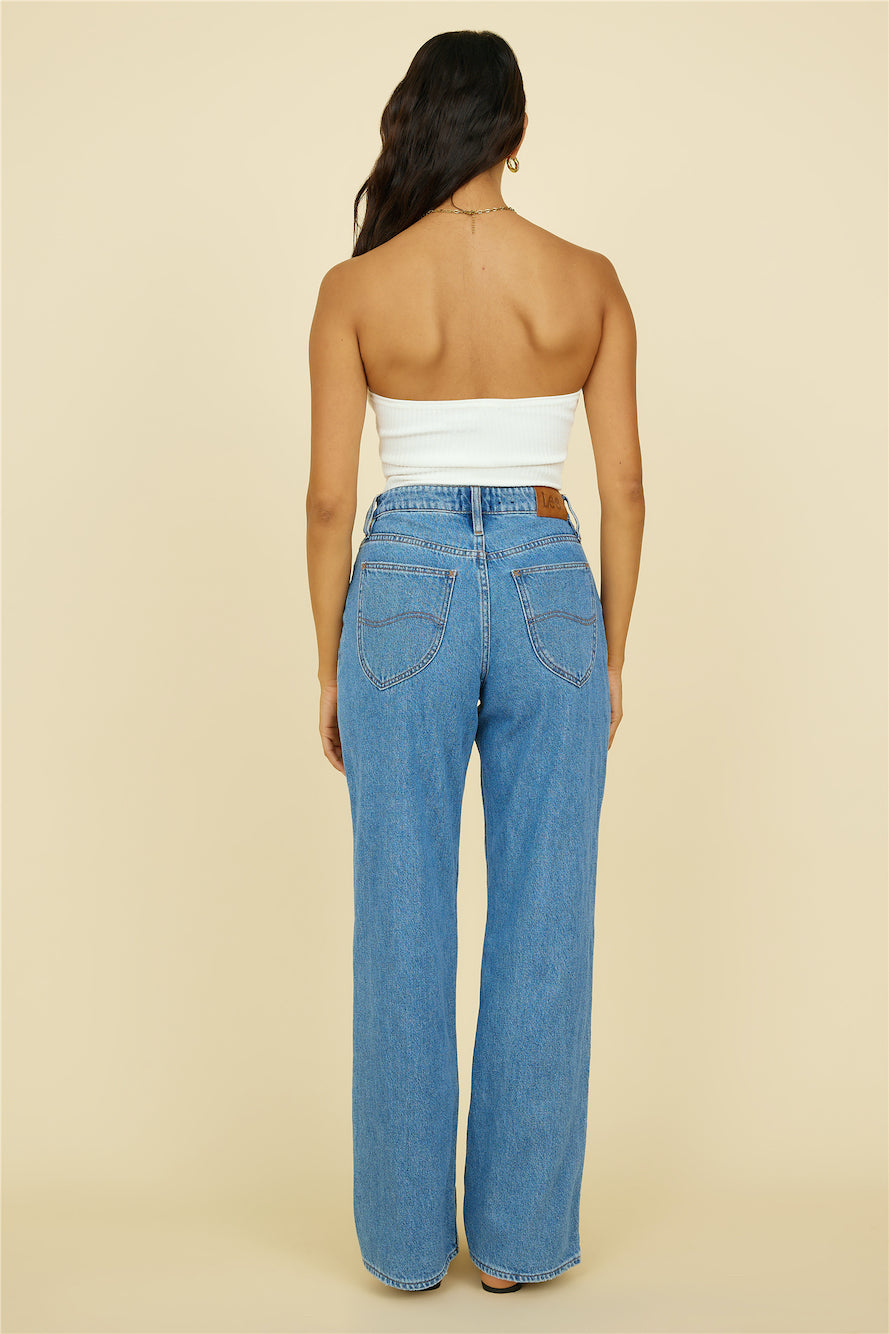 LEE 90's Mid Baggy Jean Blue Saints-Seaa Fashion