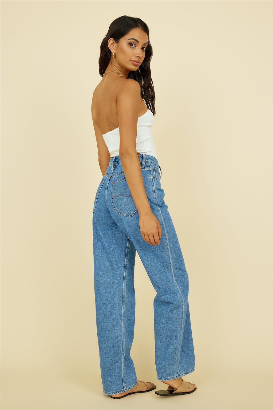 LEE 90's Mid Baggy Jean Blue Saints-Seaa Fashion