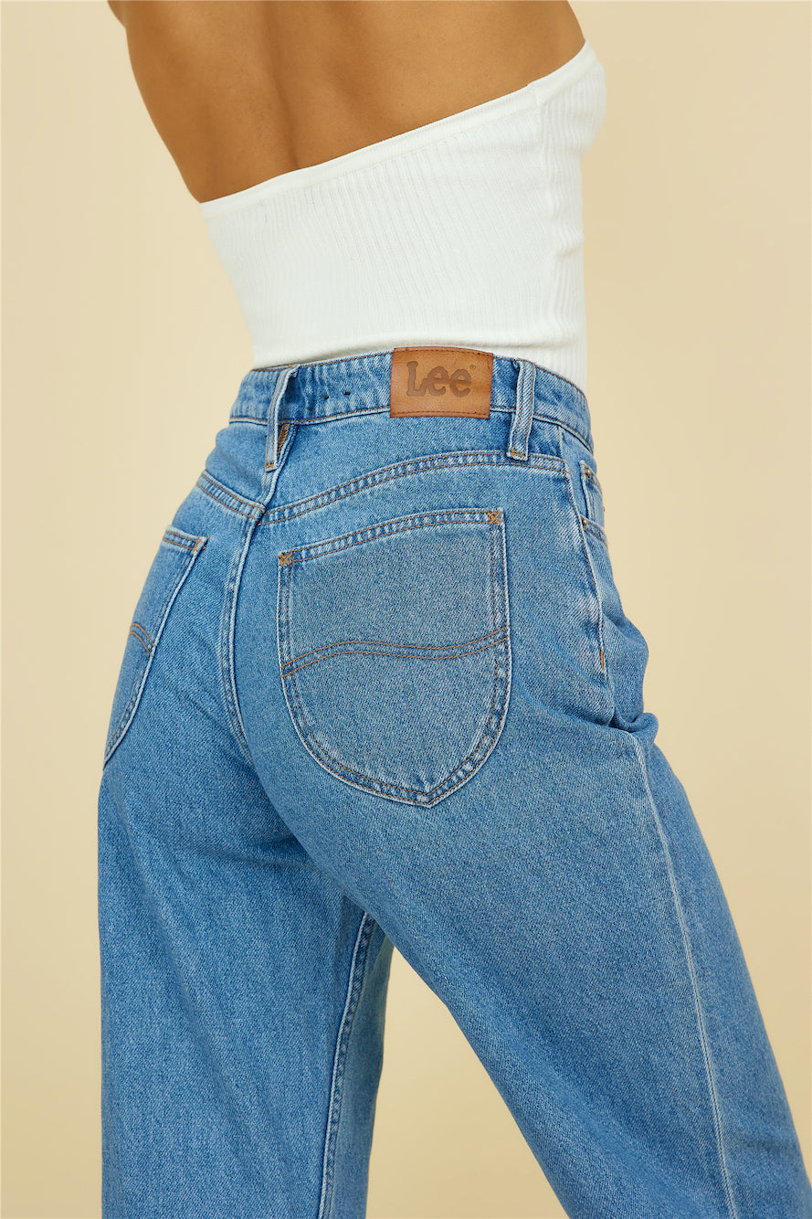 LEE 90's Mid Baggy Jean Blue Saints-Seaa Fashion