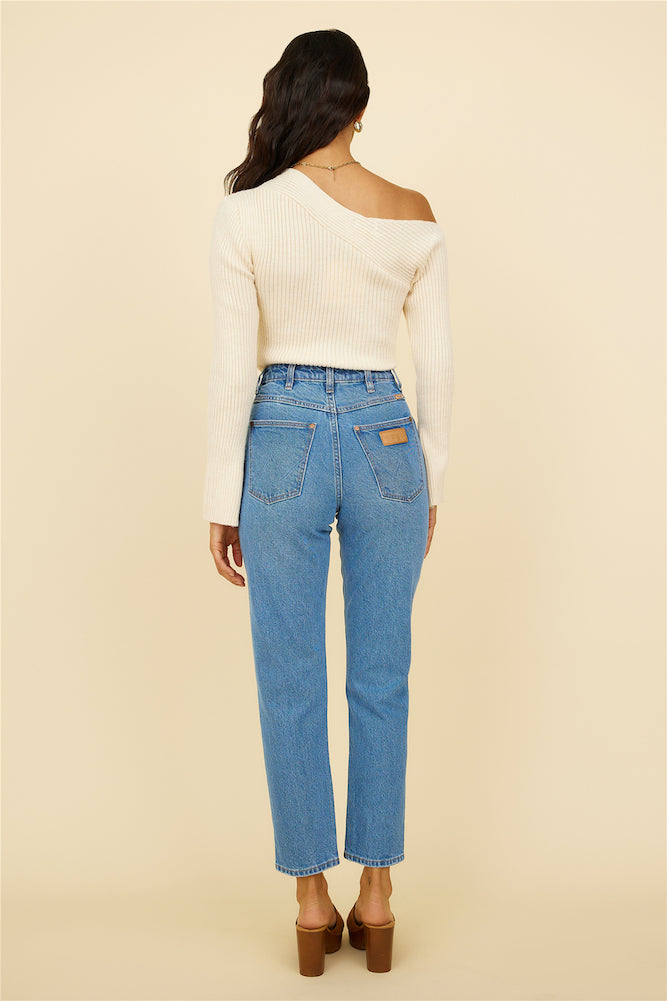 WRANGLER Drew Mom Jean Blue Revival-Seaa Fashion