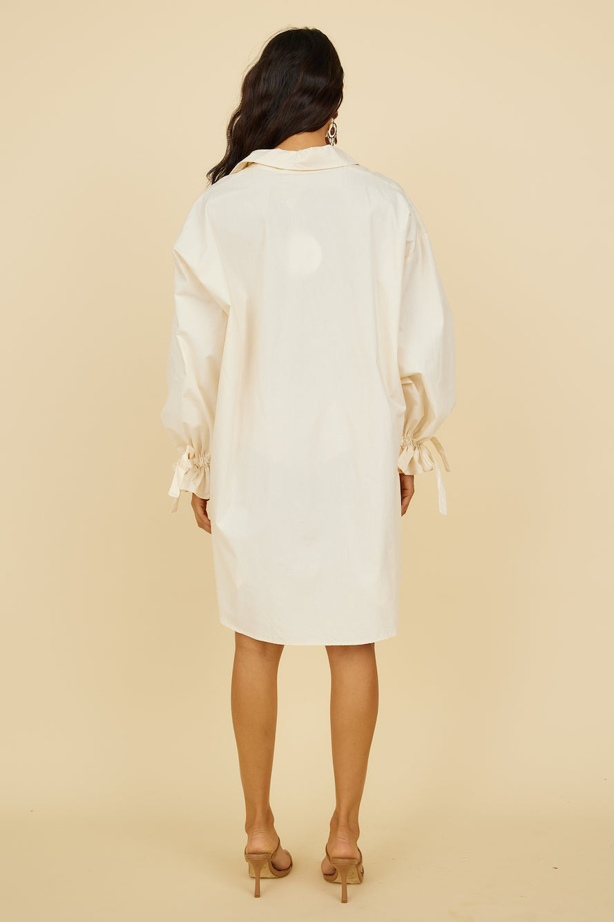 Lovely Days Mini Dress Cream-Seaa Fashion