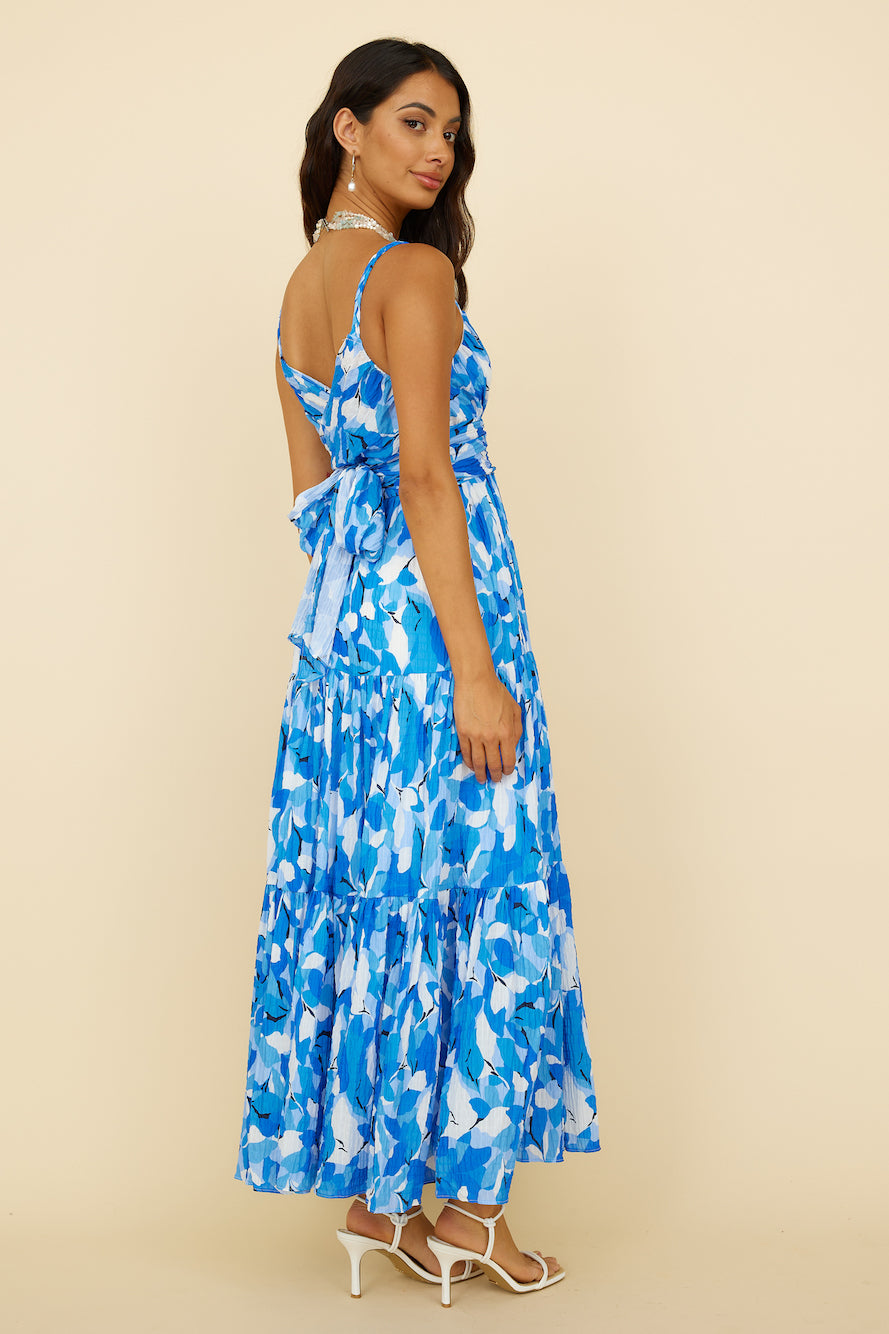 Blissful Memories Maxi Dress Blue-Seaa Fashion