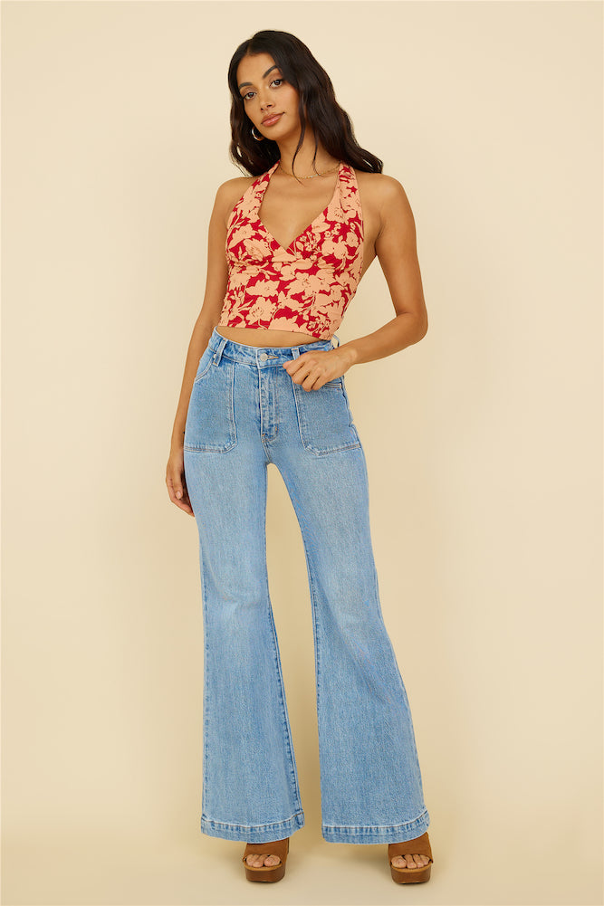 ROLLA'S Eastcoast Flare Jean Bessette Blue-Seaa Fashion