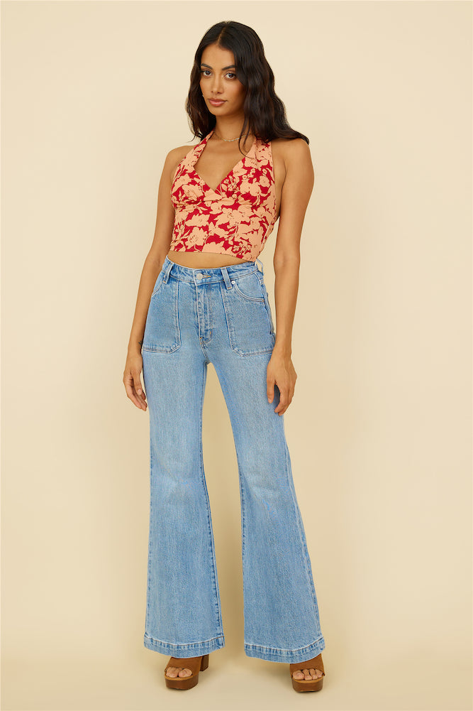 ROLLA'S Eastcoast Flare Jean Bessette Blue-Seaa Fashion