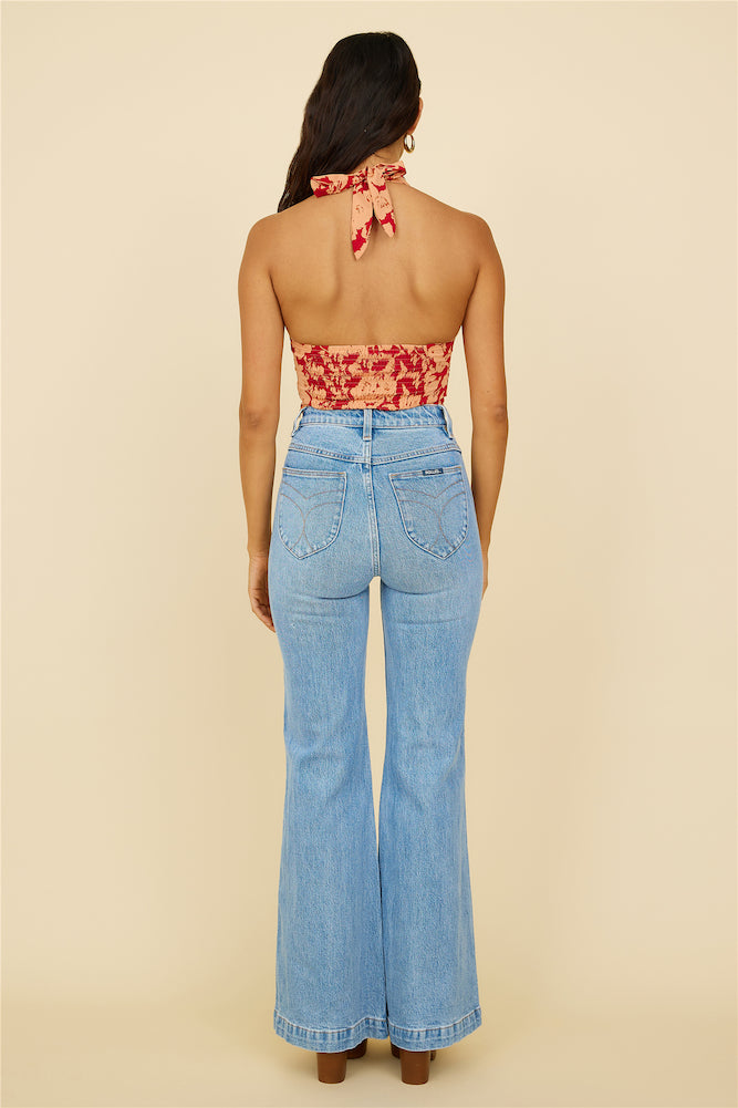 ROLLA'S Eastcoast Flare Jean Bessette Blue-Seaa Fashion