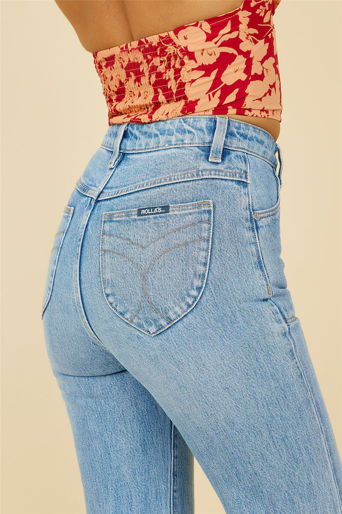 ROLLA'S Eastcoast Flare Jean Bessette Blue-Seaa Fashion