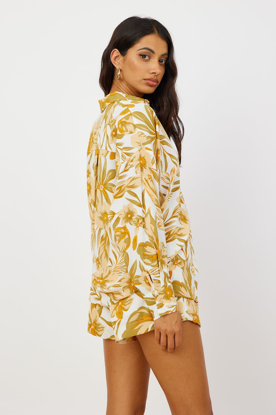 Summer Sweethearts Shirt Yellow-Seaa Fashion