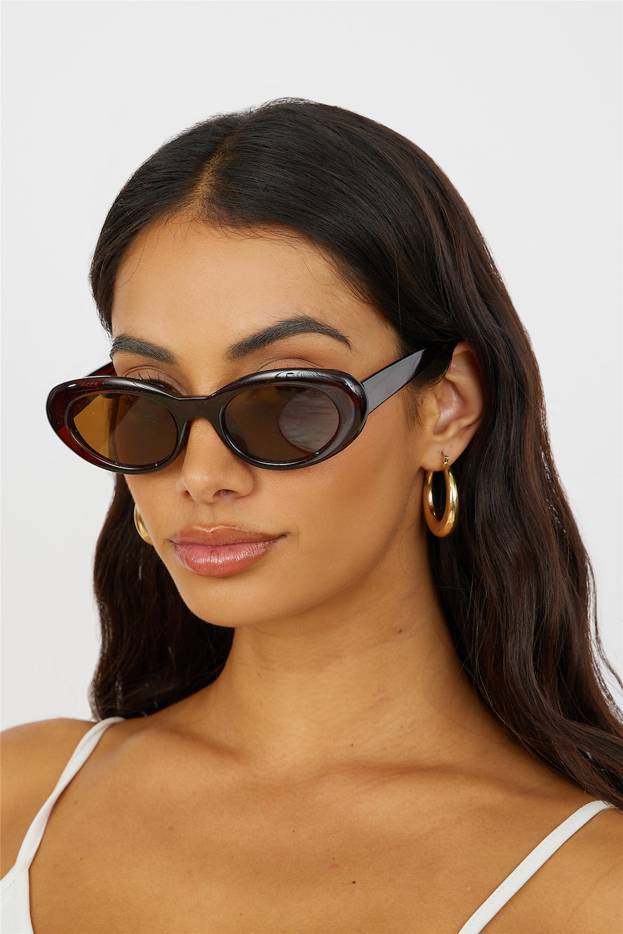 REALITY Siren Sunglasses Chocolate-Seaa Fashion