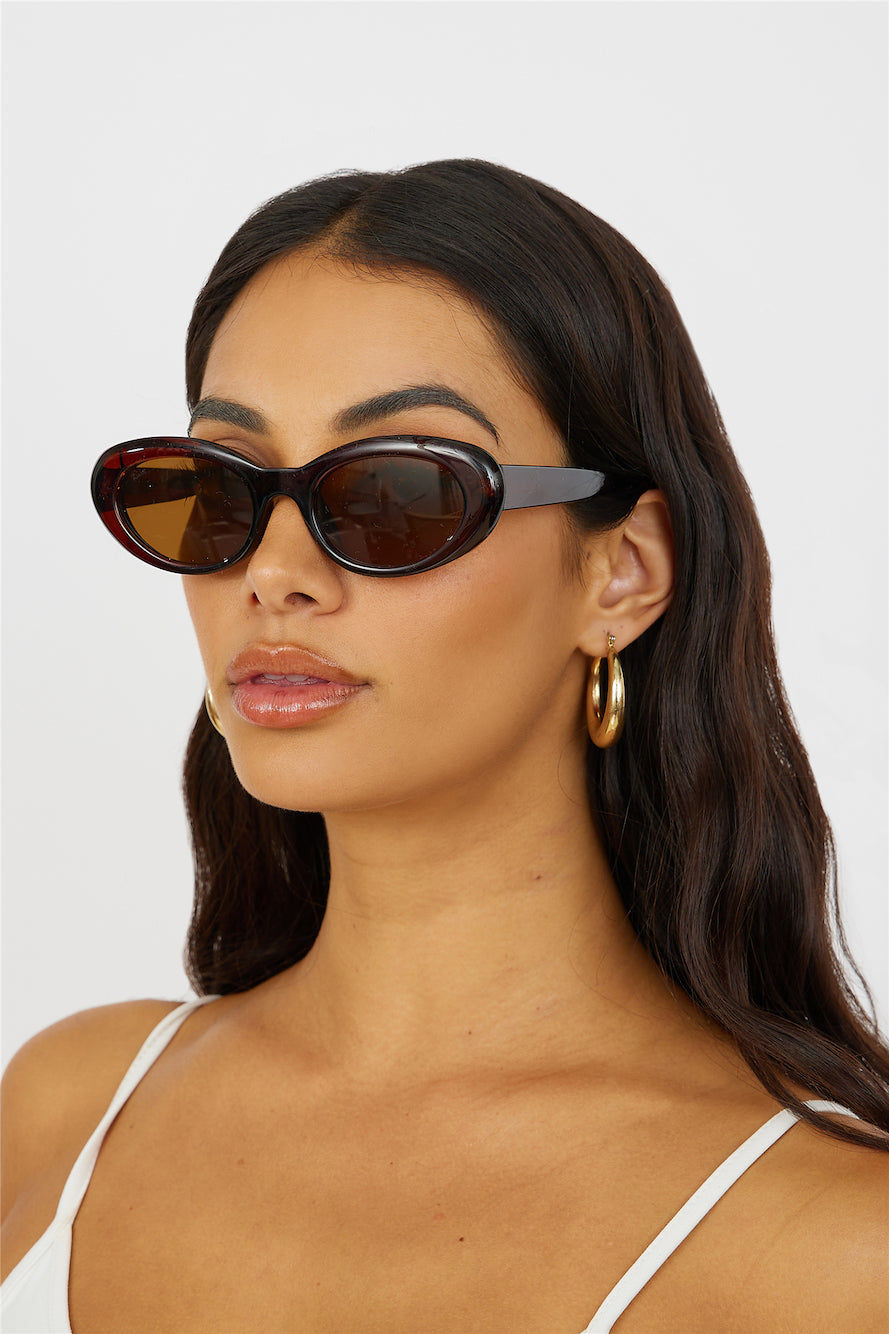 REALITY Siren Sunglasses Chocolate-Seaa Fashion