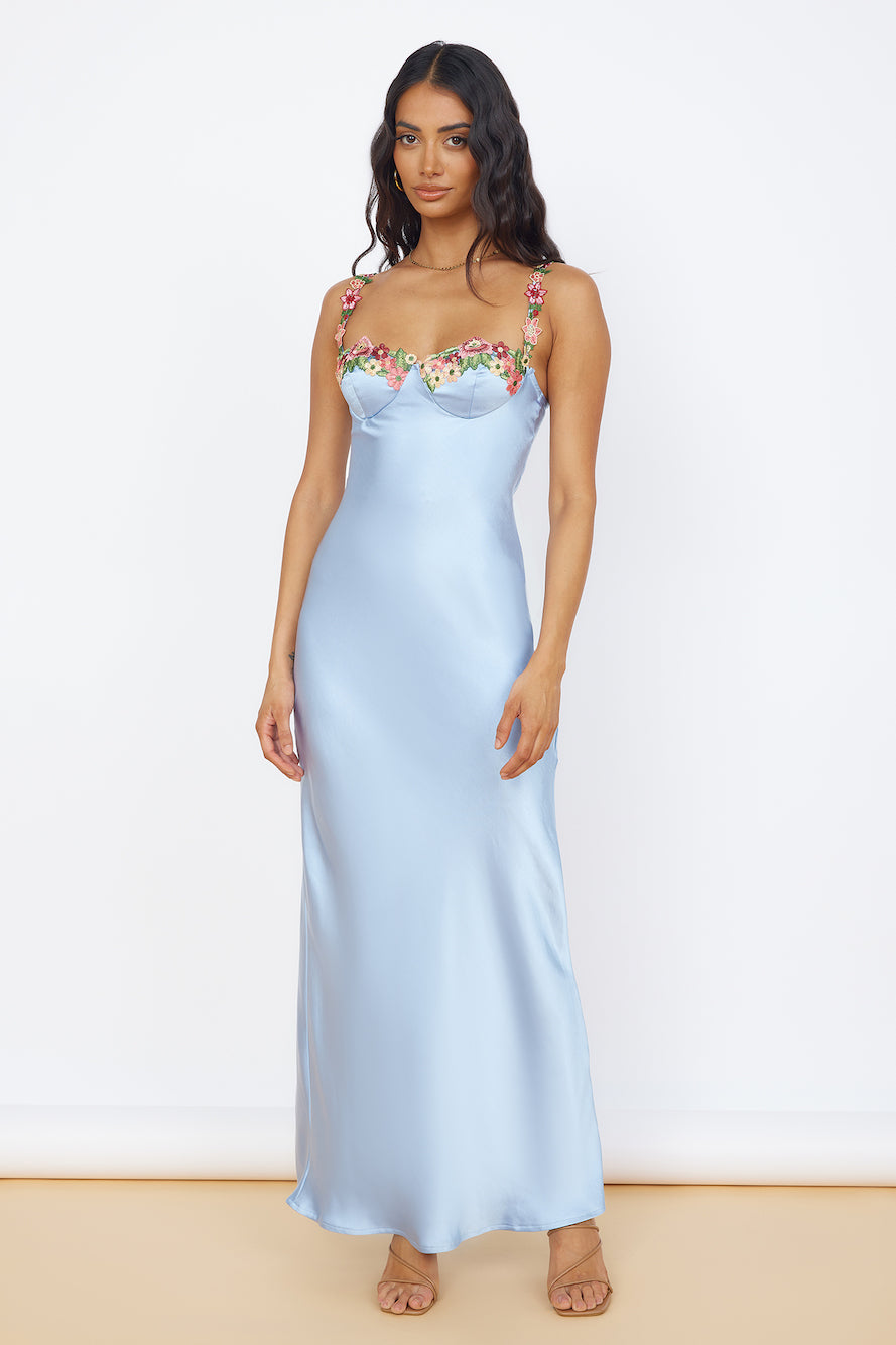 Magnetic Forces Maxi Dress Blue-Seaa Fashion