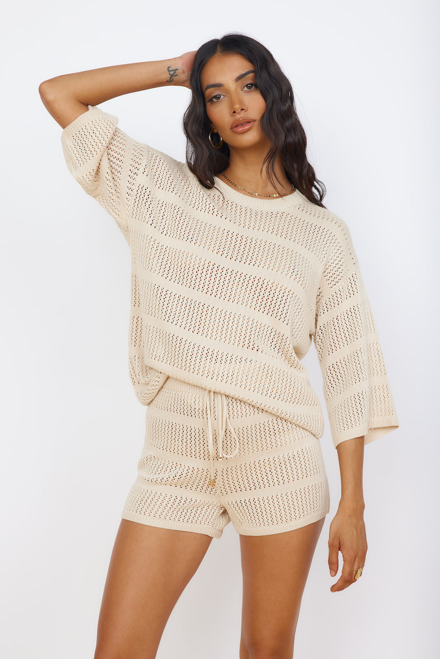 SEVEN WONDERS Samia Top Sand-Seaa Fashion