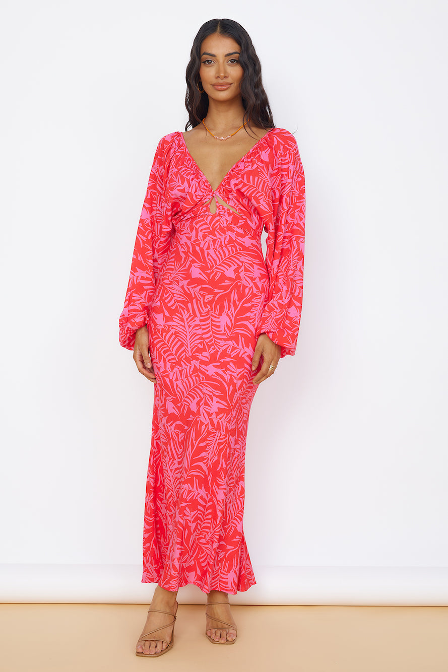 Joyful Endeavors Maxi Dress Pink-Seaa Fashion