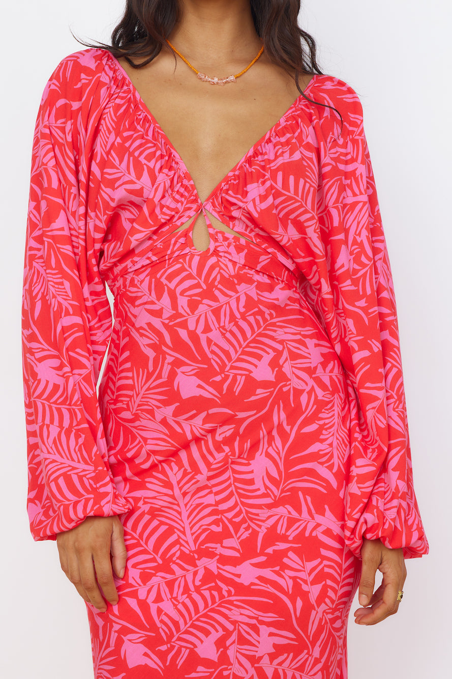 Joyful Endeavors Maxi Dress Pink-Seaa Fashion