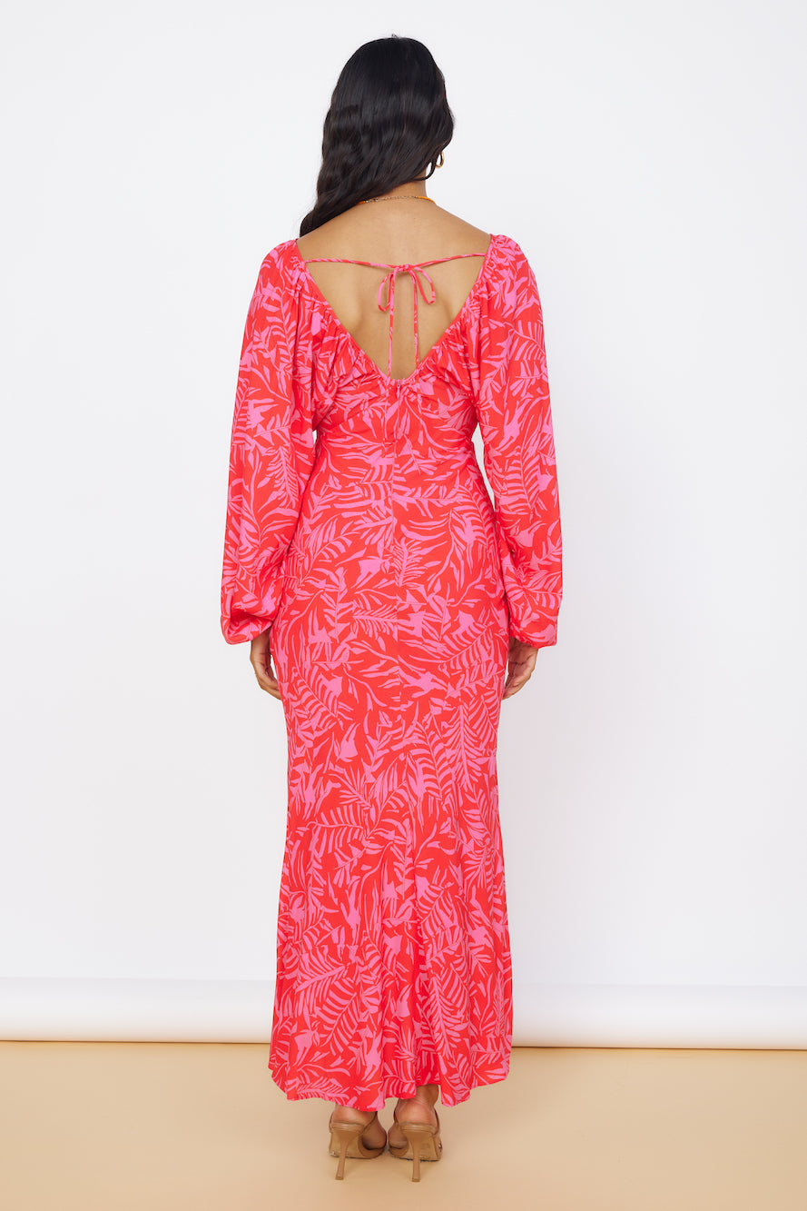 Joyful Endeavors Maxi Dress Pink-Seaa Fashion