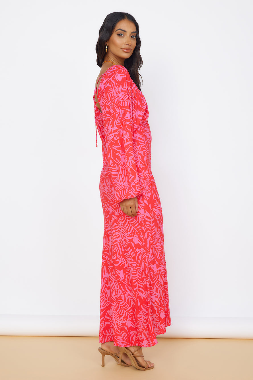 Joyful Endeavors Maxi Dress Pink-Seaa Fashion