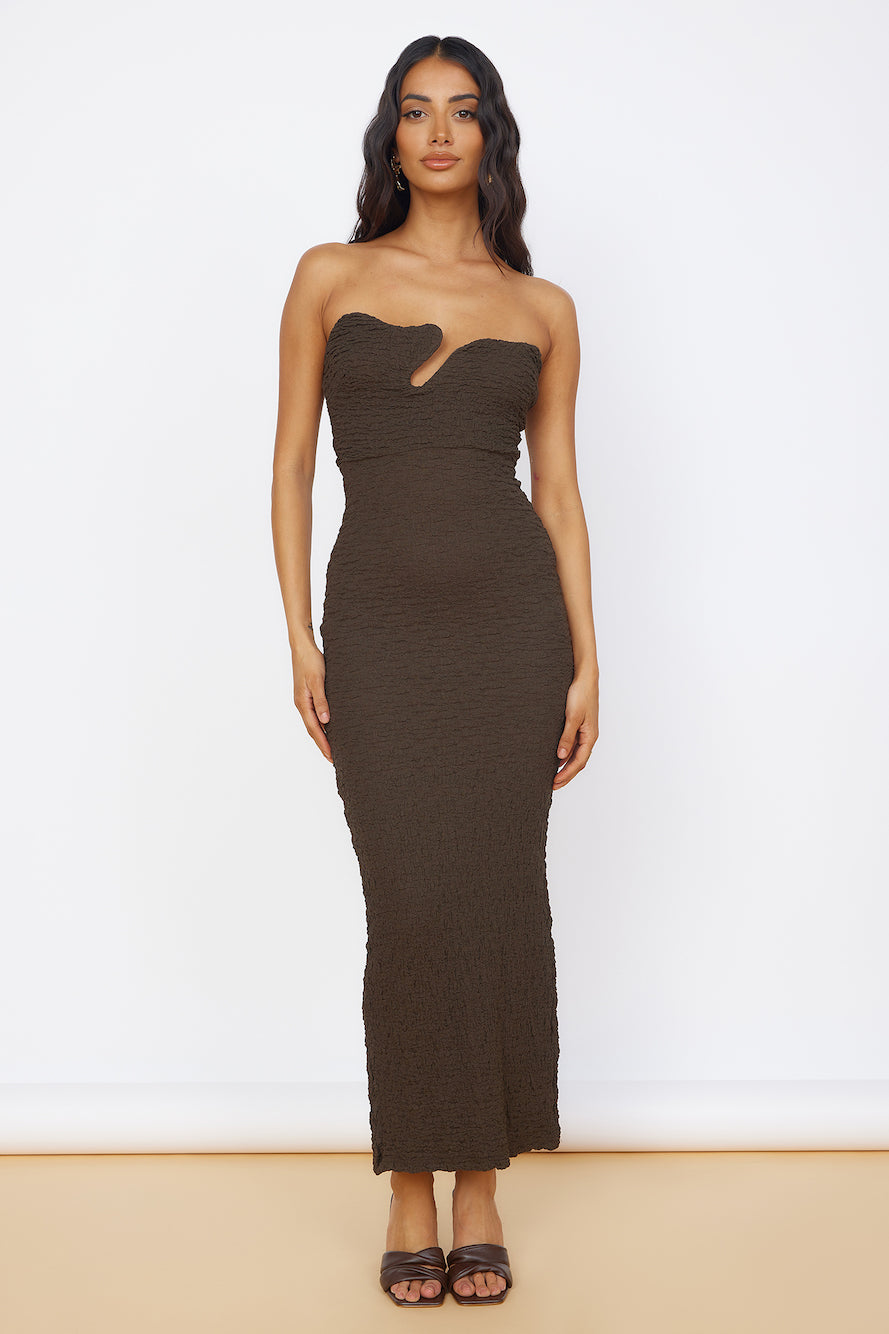 Timeless Treasures Maxi Dress Brown-Seaa Fashion