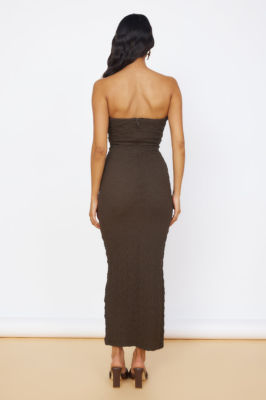 Timeless Treasures Maxi Dress Brown-Seaa Fashion