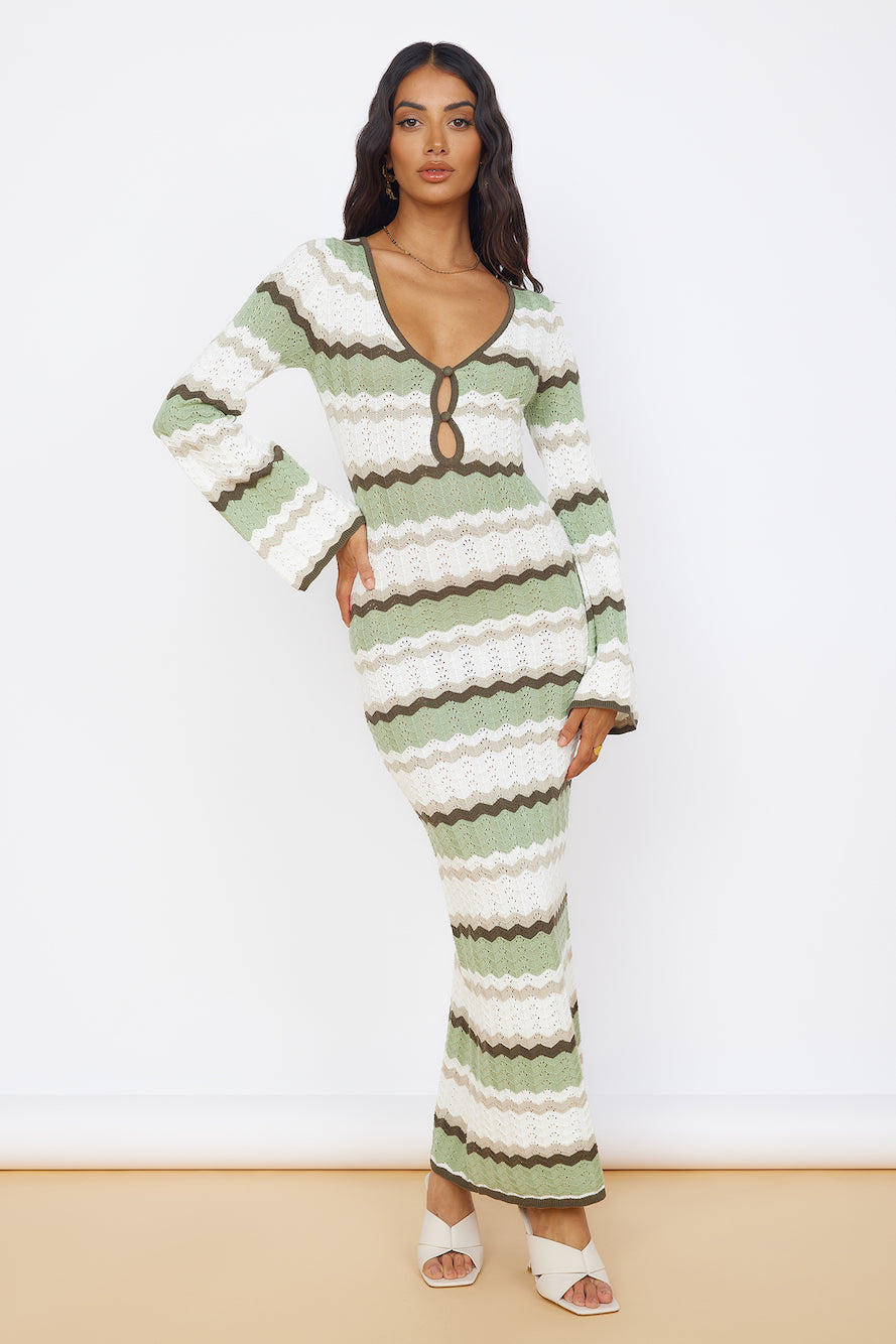 SEVEN WONDERS Caprice Maxi Dress Green-Seaa Fashion