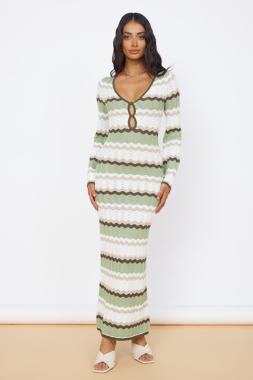 SEVEN WONDERS Caprice Maxi Dress Green-Seaa Fashion