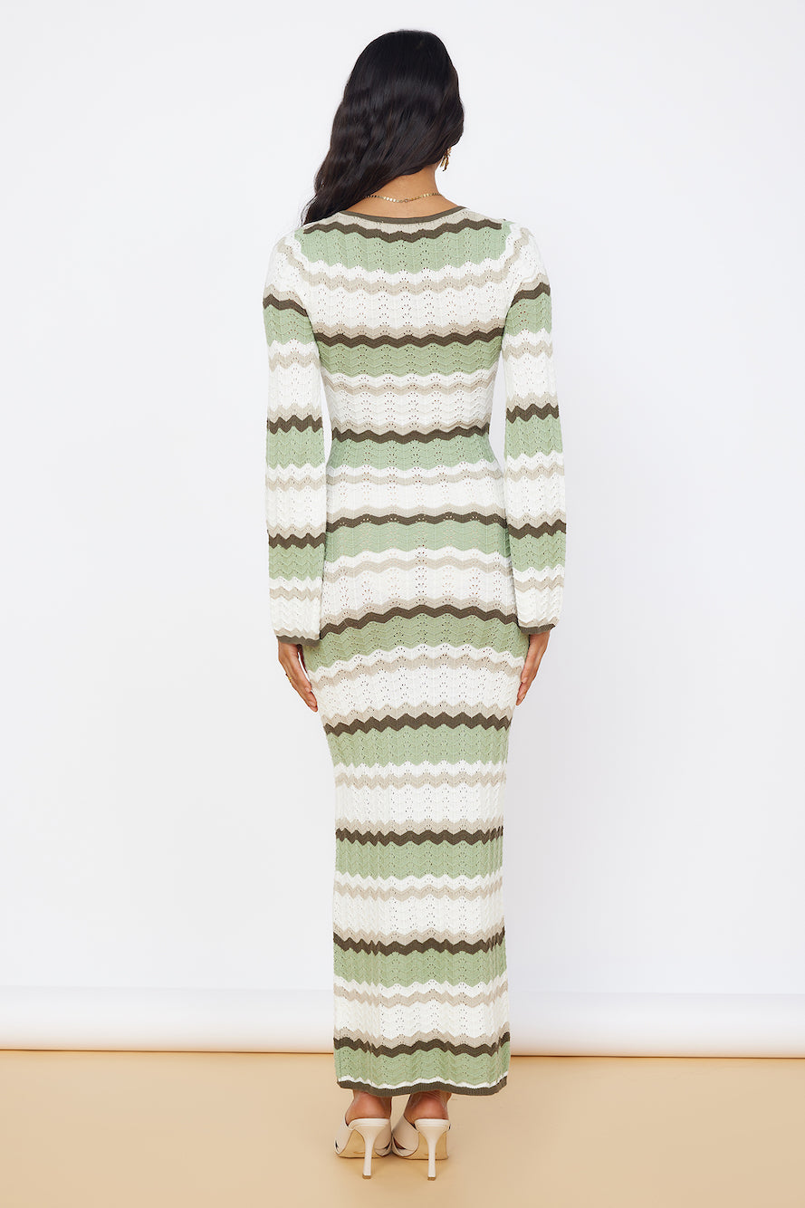 SEVEN WONDERS Caprice Maxi Dress Green-Seaa Fashion