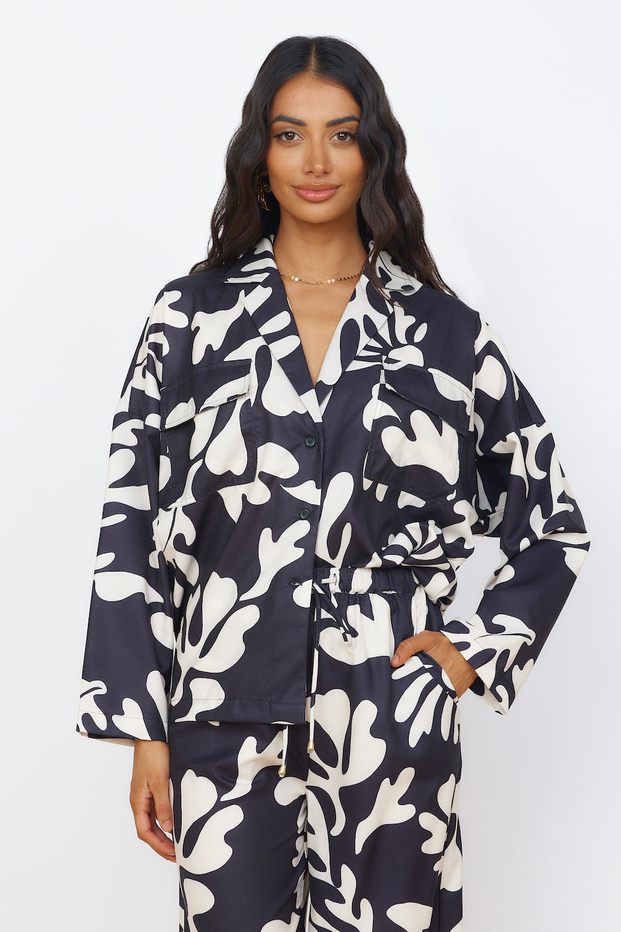 SEVEN WONDERS Nuovo Shirt Black-Seaa Fashion