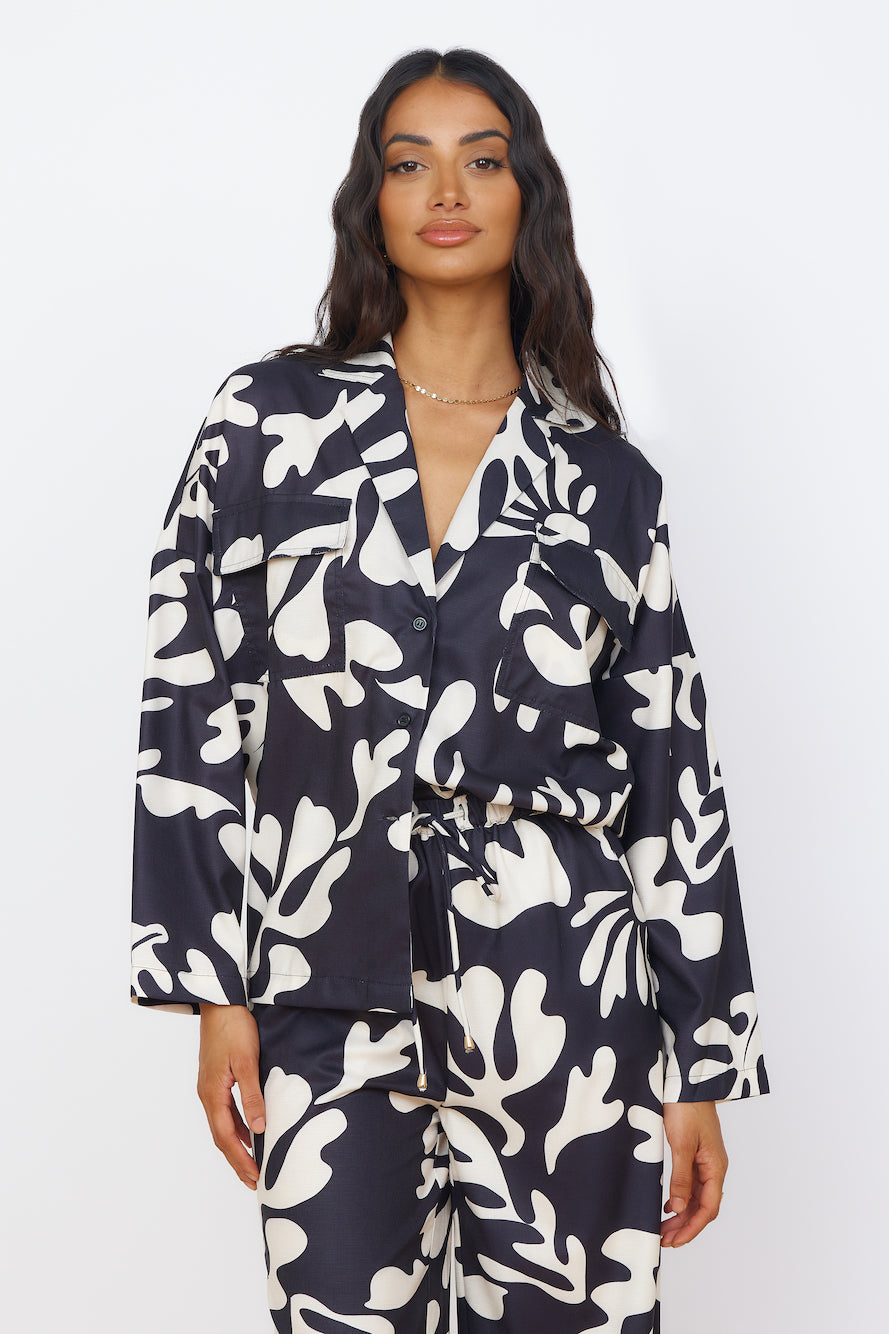 SEVEN WONDERS Nuovo Shirt Black-Seaa Fashion