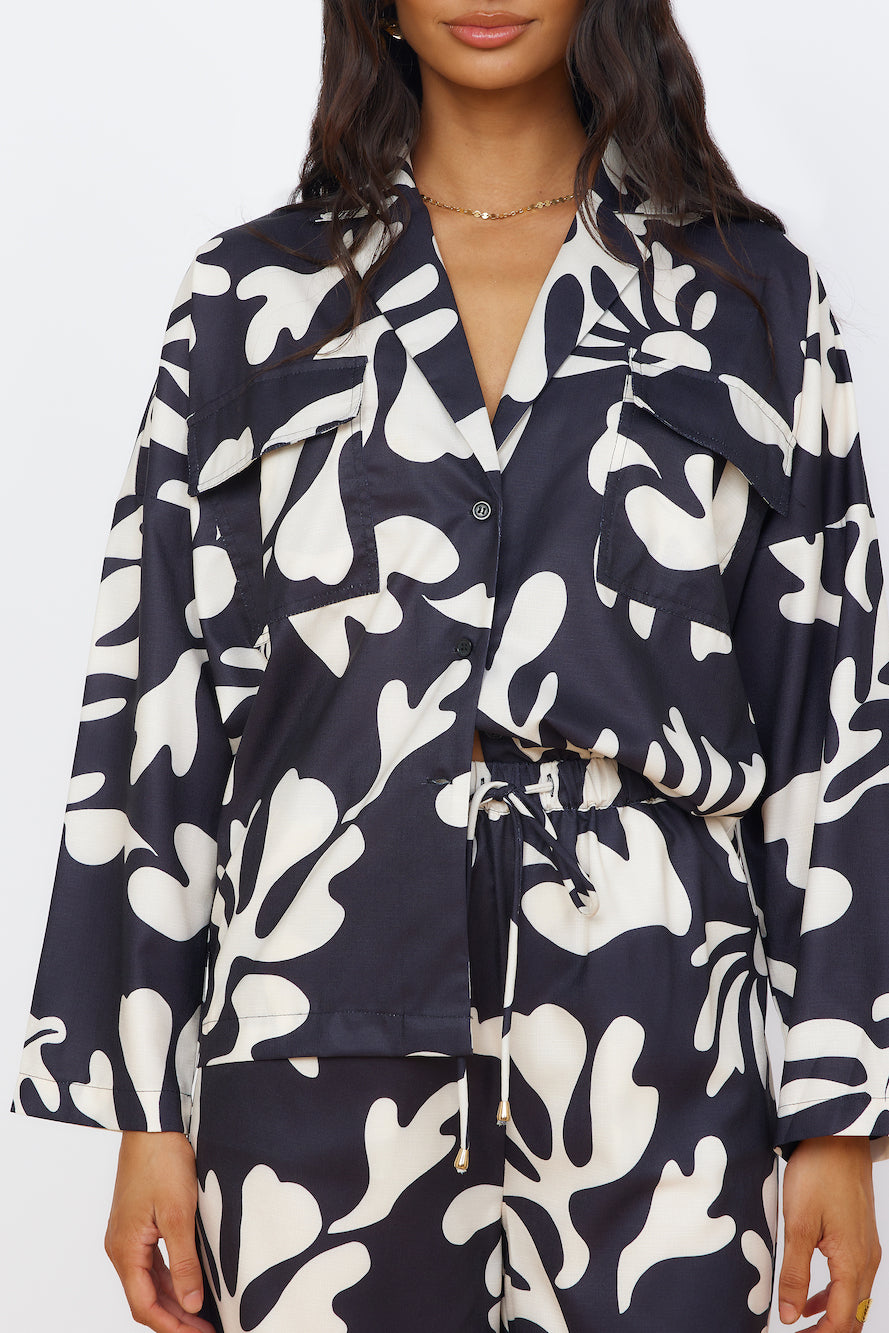 SEVEN WONDERS Nuovo Shirt Black-Seaa Fashion