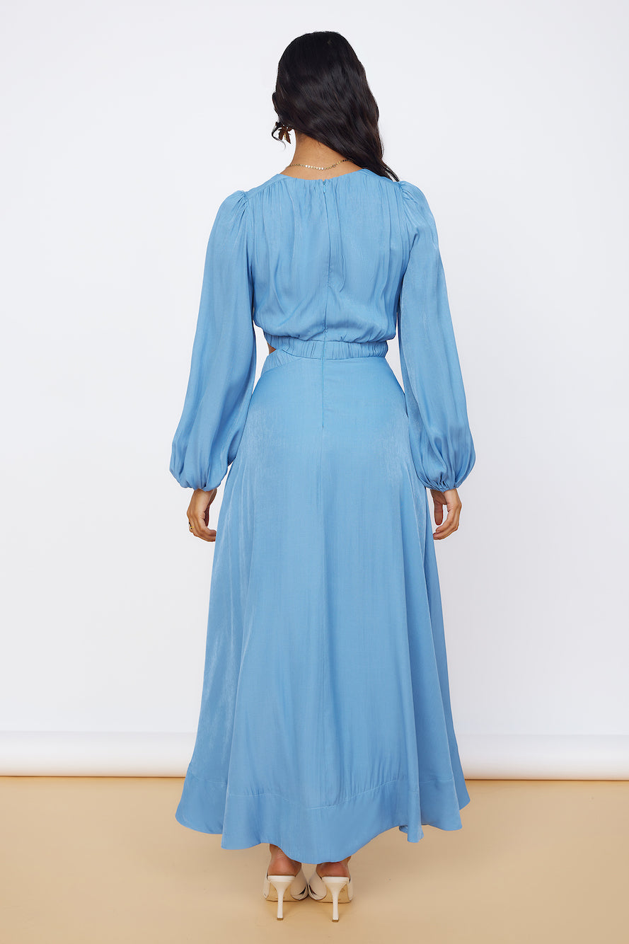 Up All Night Maxi Dress Blue-Seaa Fashion