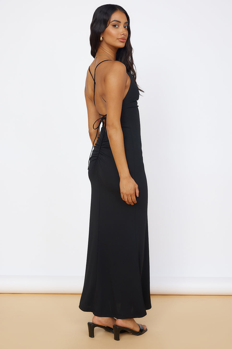 Pure Delight Maxi Dress Black-Seaa Fashion