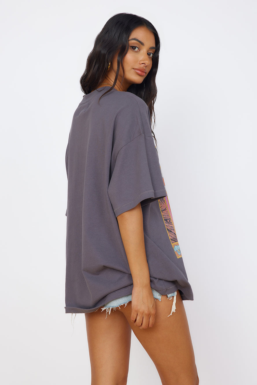 WRANGLER Boxy Slouch Tee Peacock Oasis-Seaa Fashion