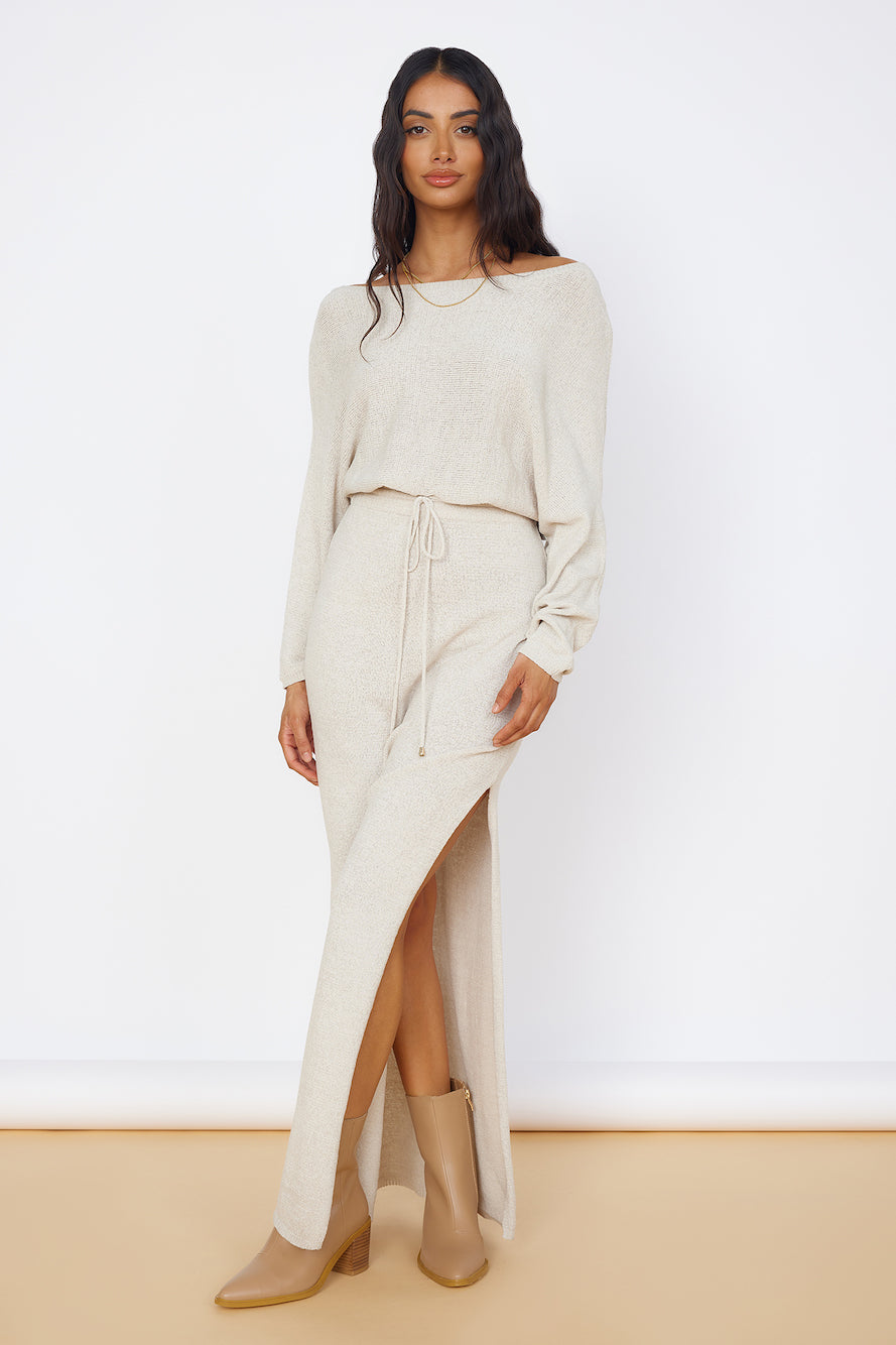 SEVEN WONDERS Florida Maxi Dress Sand-Seaa Fashion