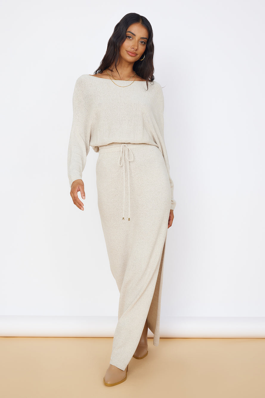 SEVEN WONDERS Florida Maxi Dress Sand-Seaa Fashion