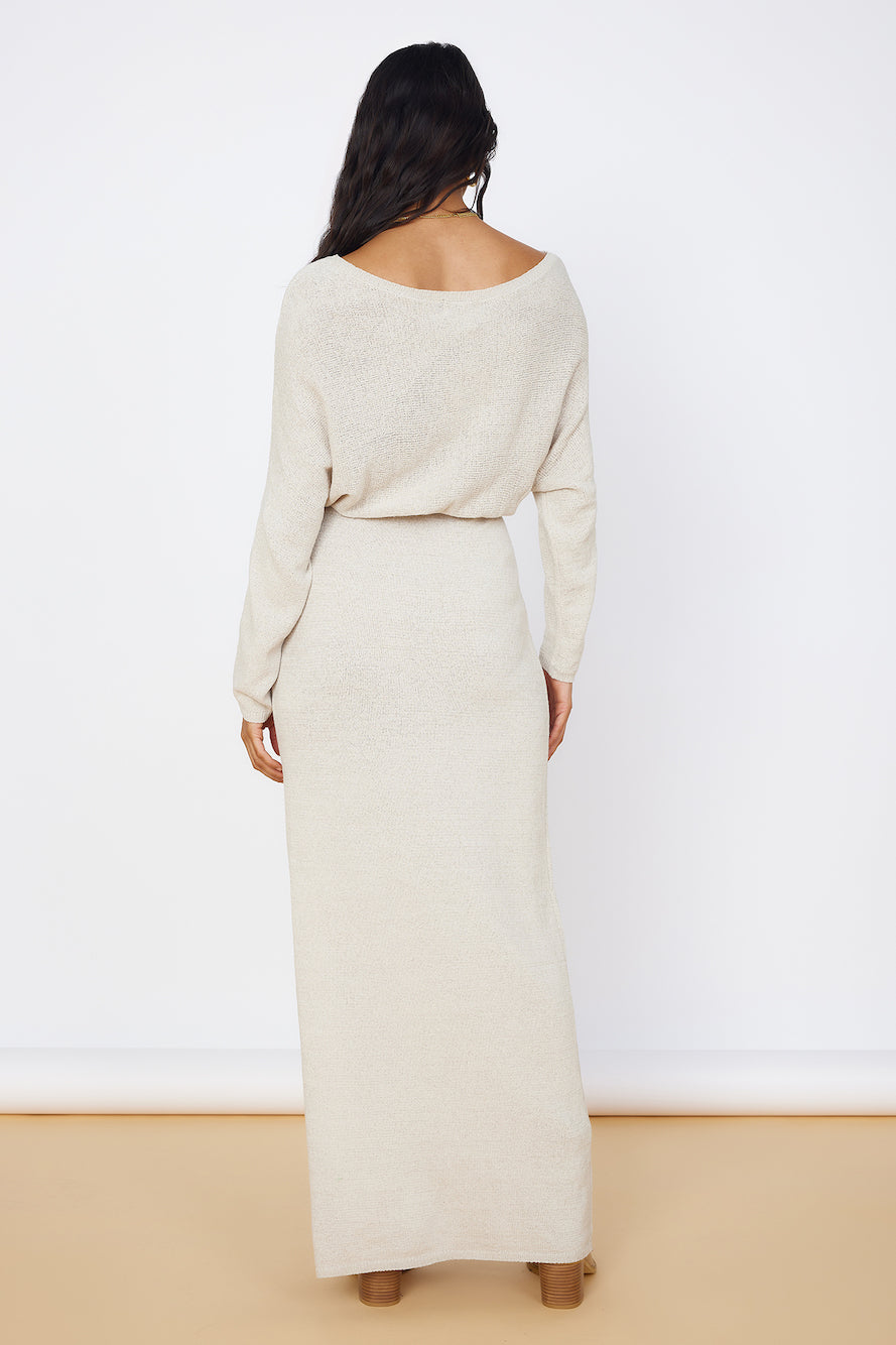 SEVEN WONDERS Florida Maxi Dress Sand-Seaa Fashion