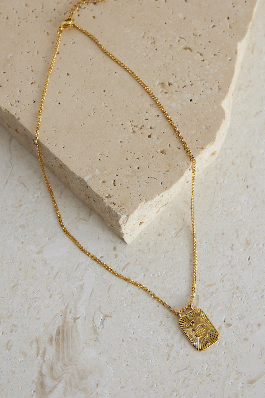18k Gold Plated Across The Sky Necklace-Seaa Fashion