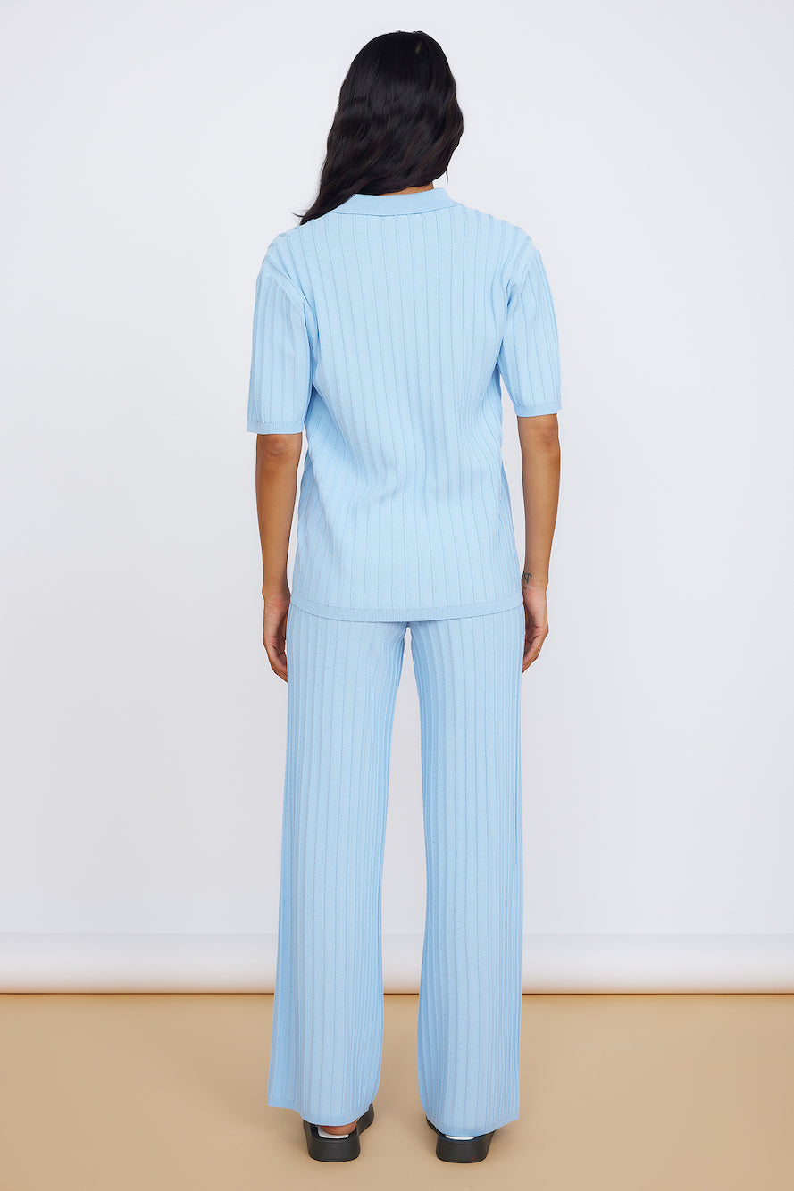 SEVEN WONDERS Kora Top Sky Blue-Seaa Fashion