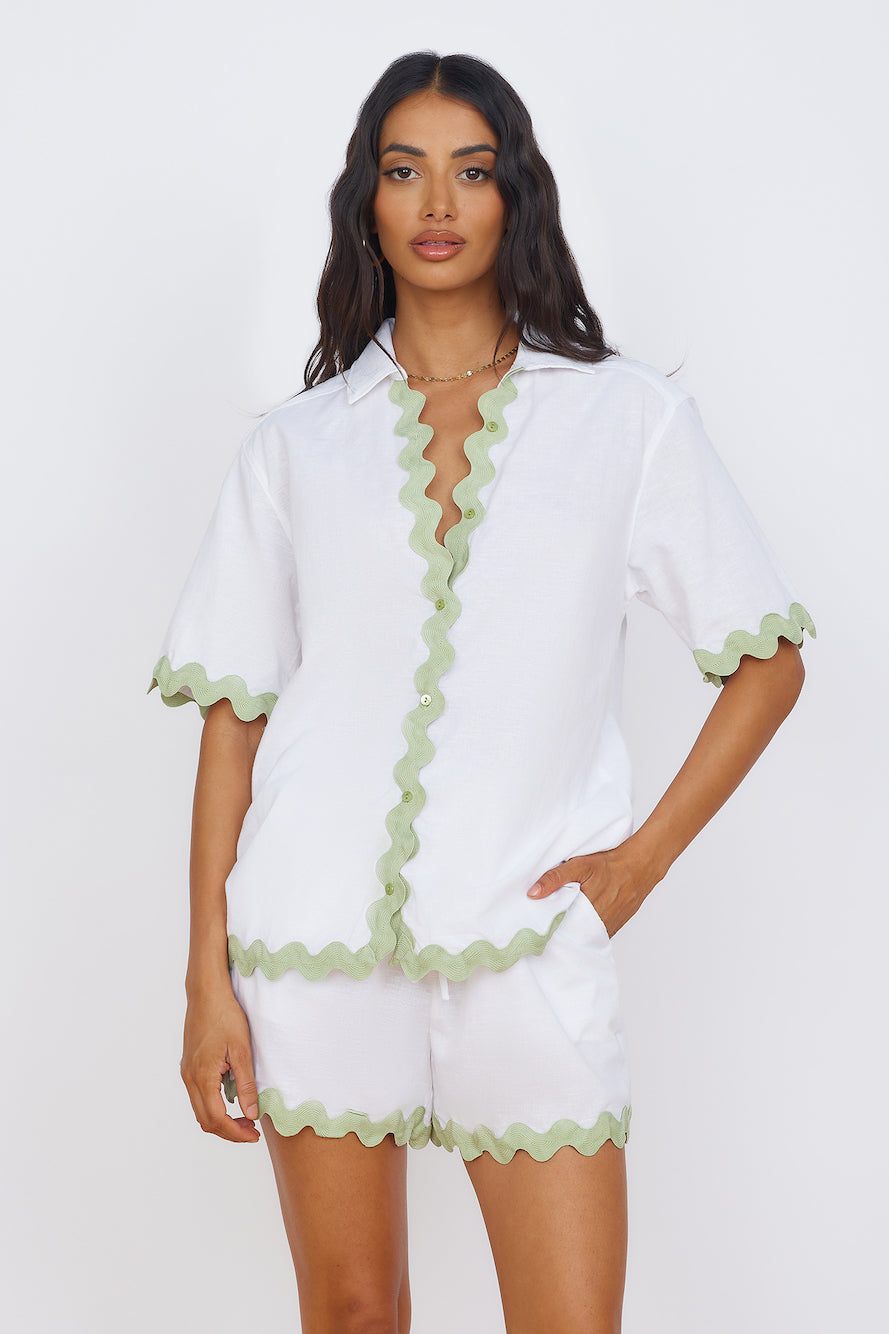 SEVEN WONDERS Harry Shirt White-Seaa Fashion